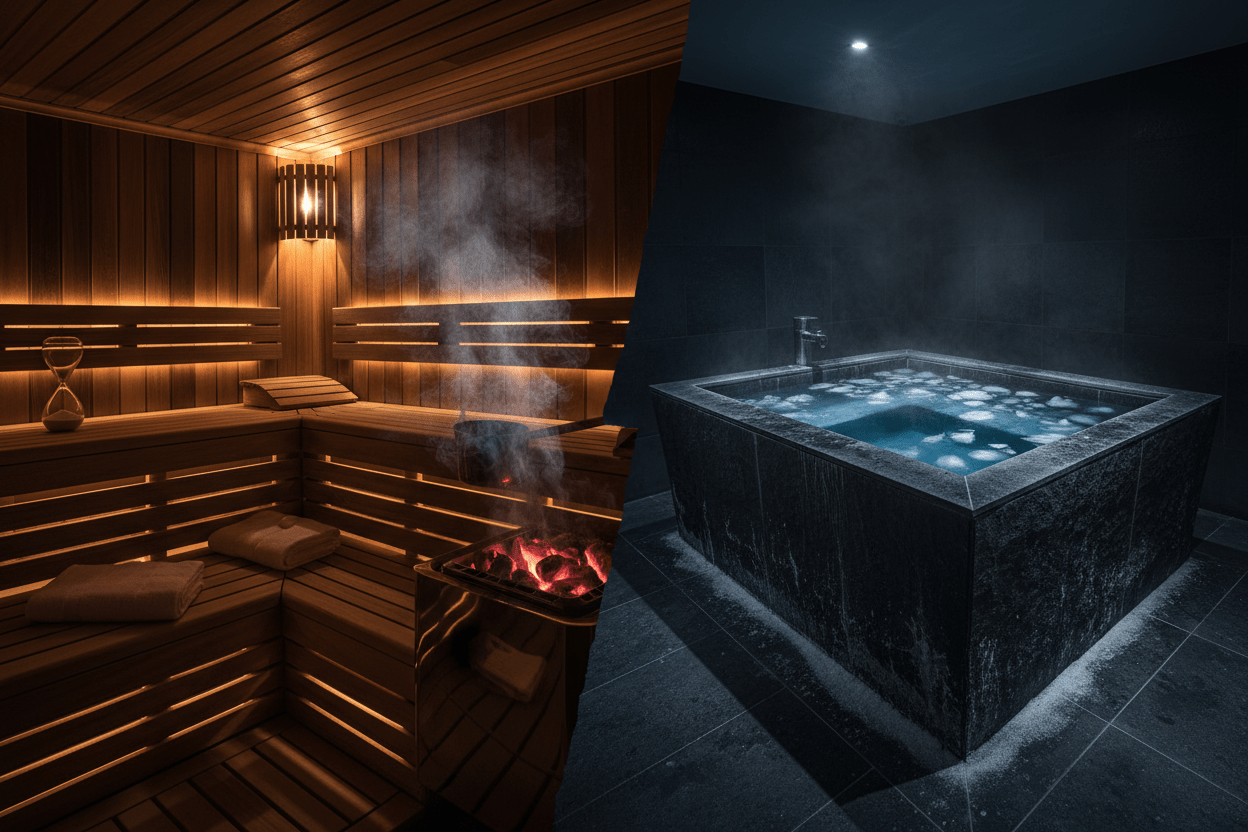 Sauna vs. Cold Plunge: The Recovery Showdown | Peak Performance Supply ...