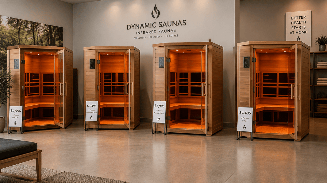 Dynamic Saunas 2-Person Lineup: Every Model Compared at Every Price - Peak Performance Supply