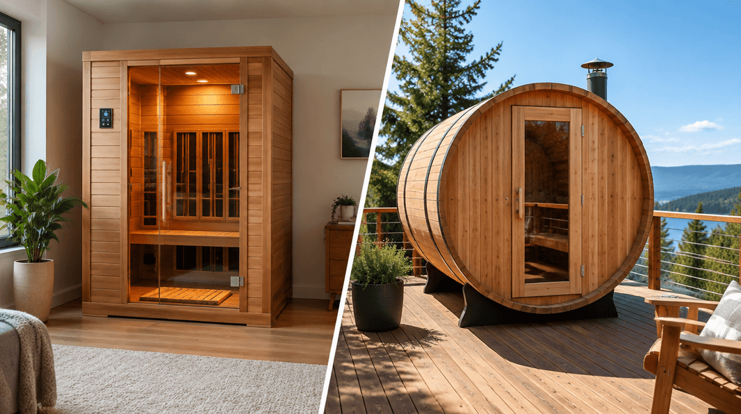 Indoor Sauna vs. Outdoor Sauna: Which Installation Is Right for You? - Peak Performance Supply