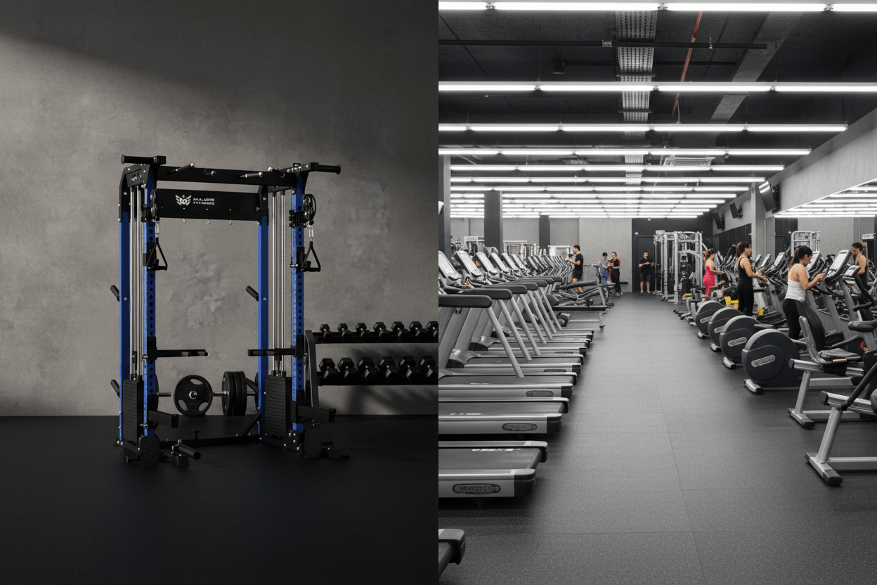 Home Gym vs. Gym Membership: The 5-Year Financial Comparison - Peak Performance Supply
