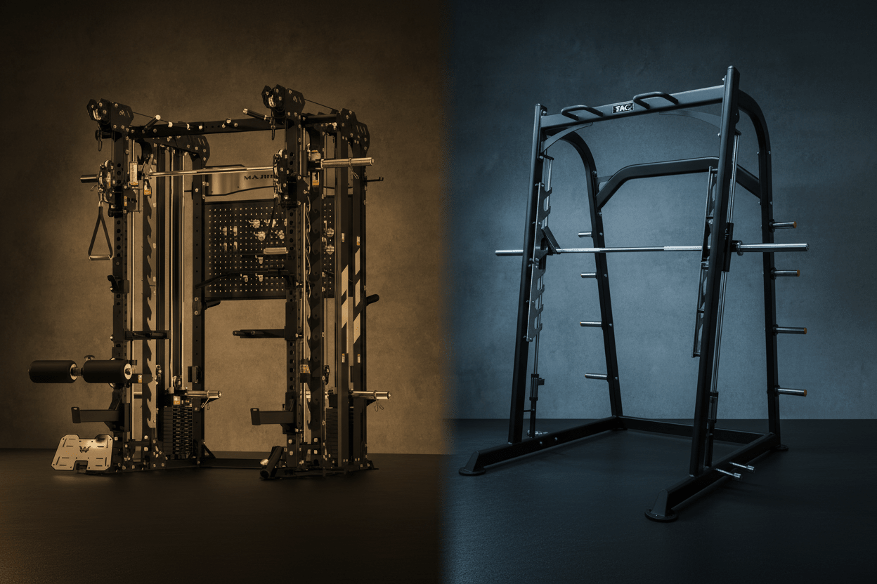 Major Fitness vs. TAG Fitness: Smith Machines and Multi-Functional Trainers Compared - Peak Performance Supply