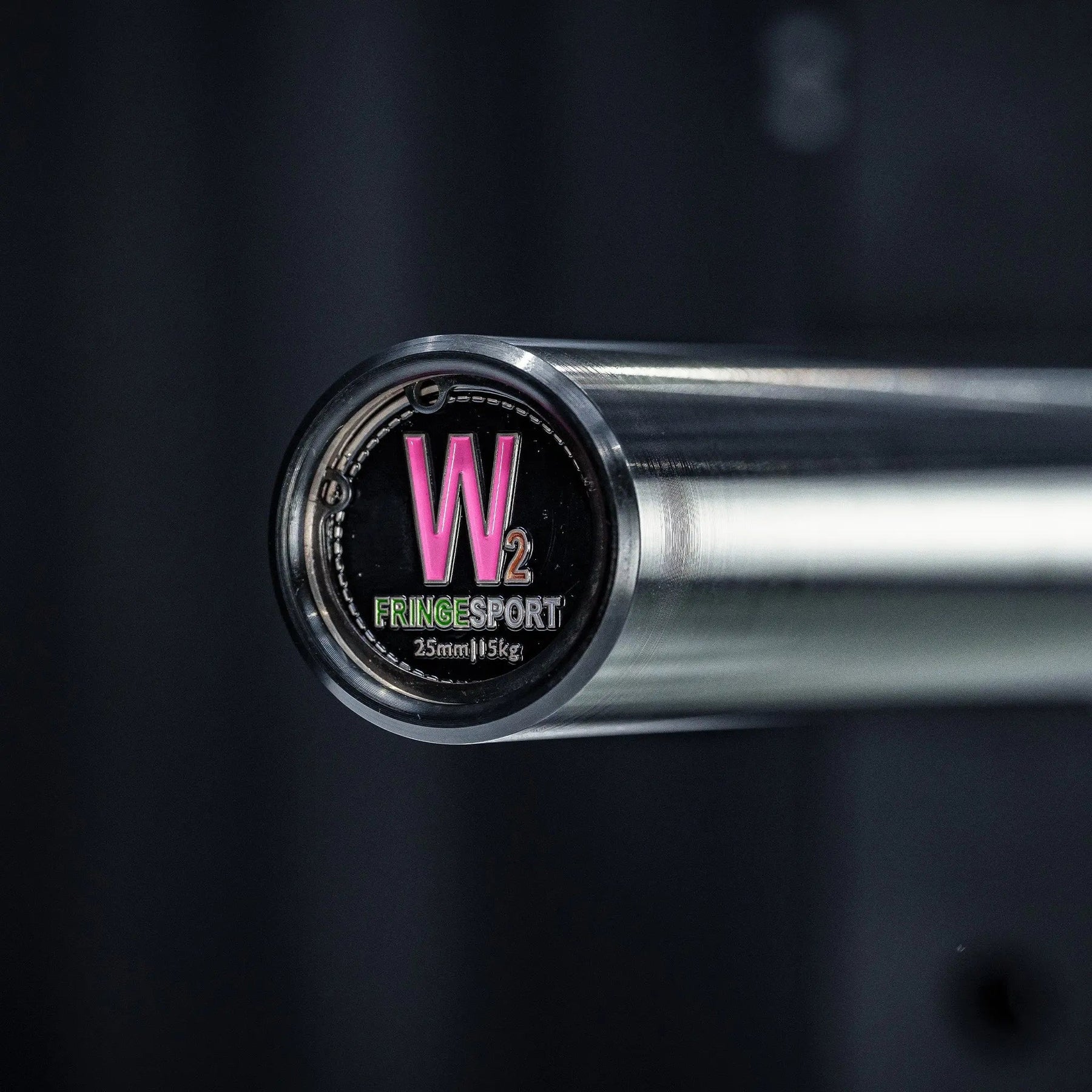 Fringe Sport Wonder Woman 15KG Olympic Barbell (Women’s Bushing Lifting Bar) – Black Zinc Finish - Peak Performance Supply