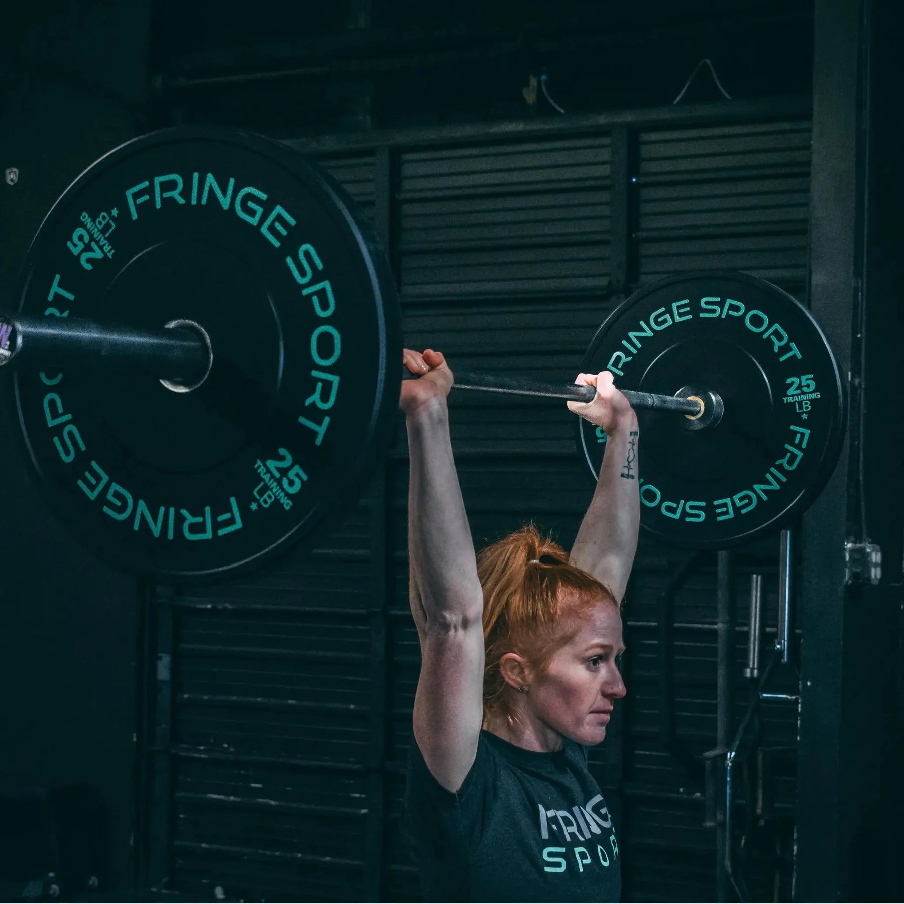 Fringe Sport Wonder Woman 15KG Olympic Barbell (Women’s Bushing Lifting Bar) – Black Zinc Finish - Peak Performance Supply