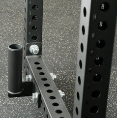 Fringe Sport 3x3 Vertical Bar Holder Mount | Rack-Mounted Barbell Storage (UHMW-Lined, 7.67” Sleeve)