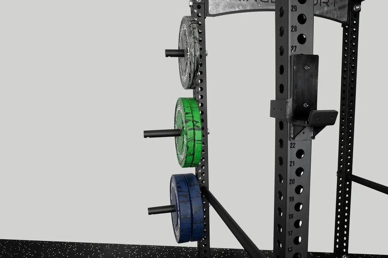 Fringe Sport Plate Storage Post (3x3 Rack Attachment) | Heavy - Duty 360 lb Capacity - Peak Performance Supply