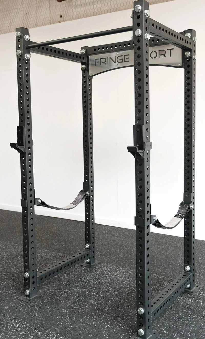 Fringe Sport Osprey Power Cage Safety Straps | Heavy-Duty 3x3 Rack Straps (1” Holes, 12,000 lb Tested)