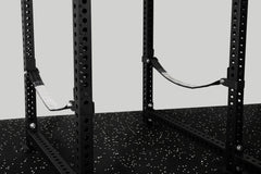 Fringe Sport Osprey Power Cage Safety Straps | Heavy-Duty 3x3 Rack Straps (1” Holes, 12,000 lb Tested)