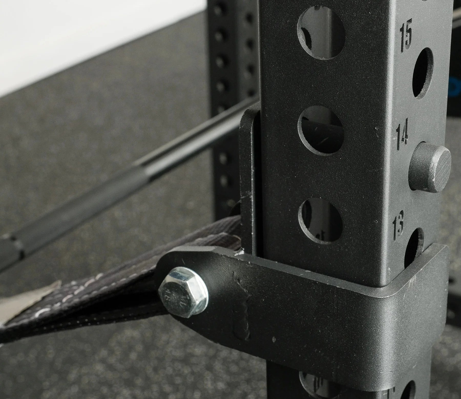 Fringe Sport Osprey Power Cage Safety Straps | Heavy-Duty 3x3 Rack Straps (1” Holes, 12,000 lb Tested)