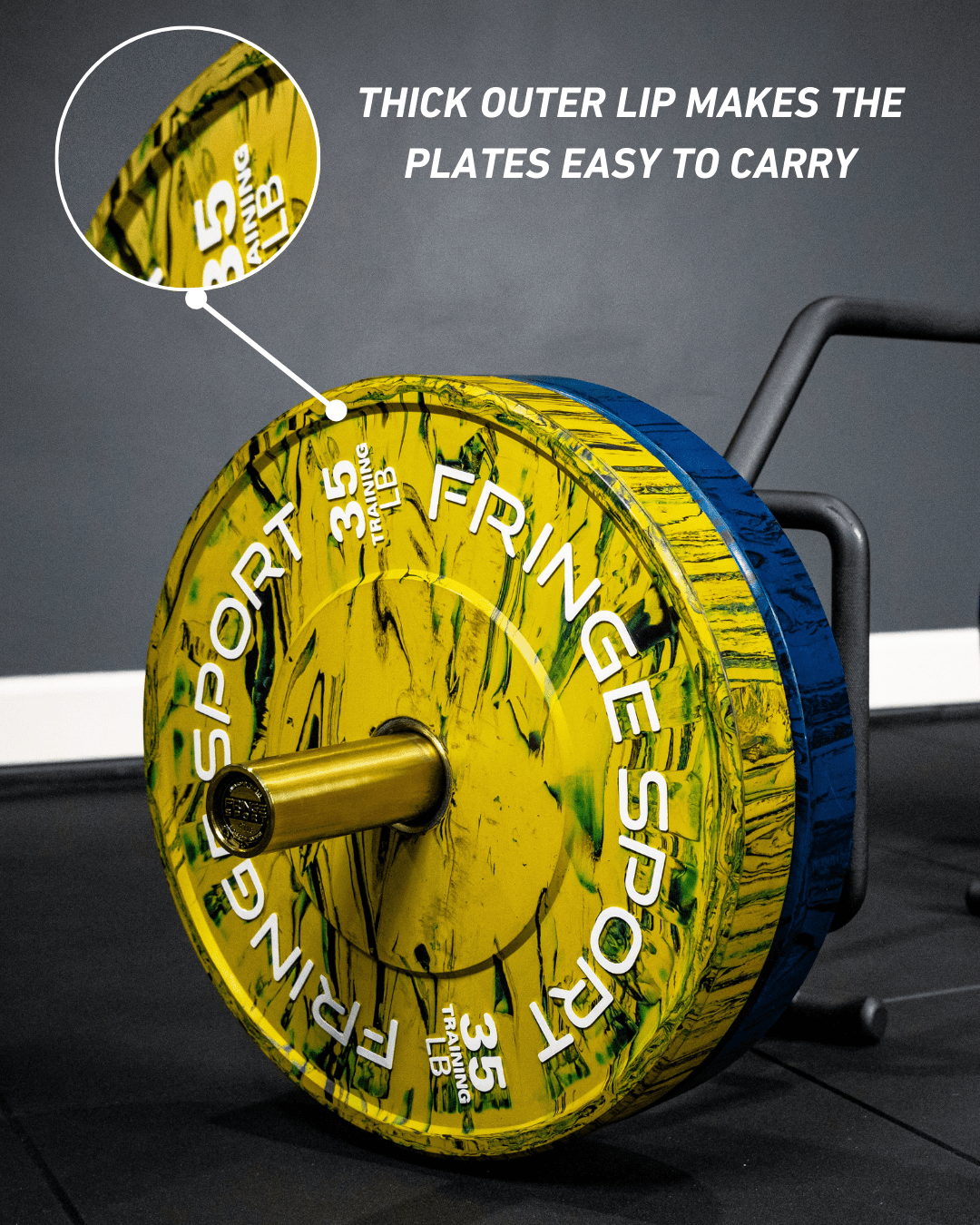 Fringe Sport Savage Bumper Plate Sets | 100% Virgin Rubber Color - Coded Plates with Hooked Steel Inserts & Lifetime Warranty - Peak Performance Supply