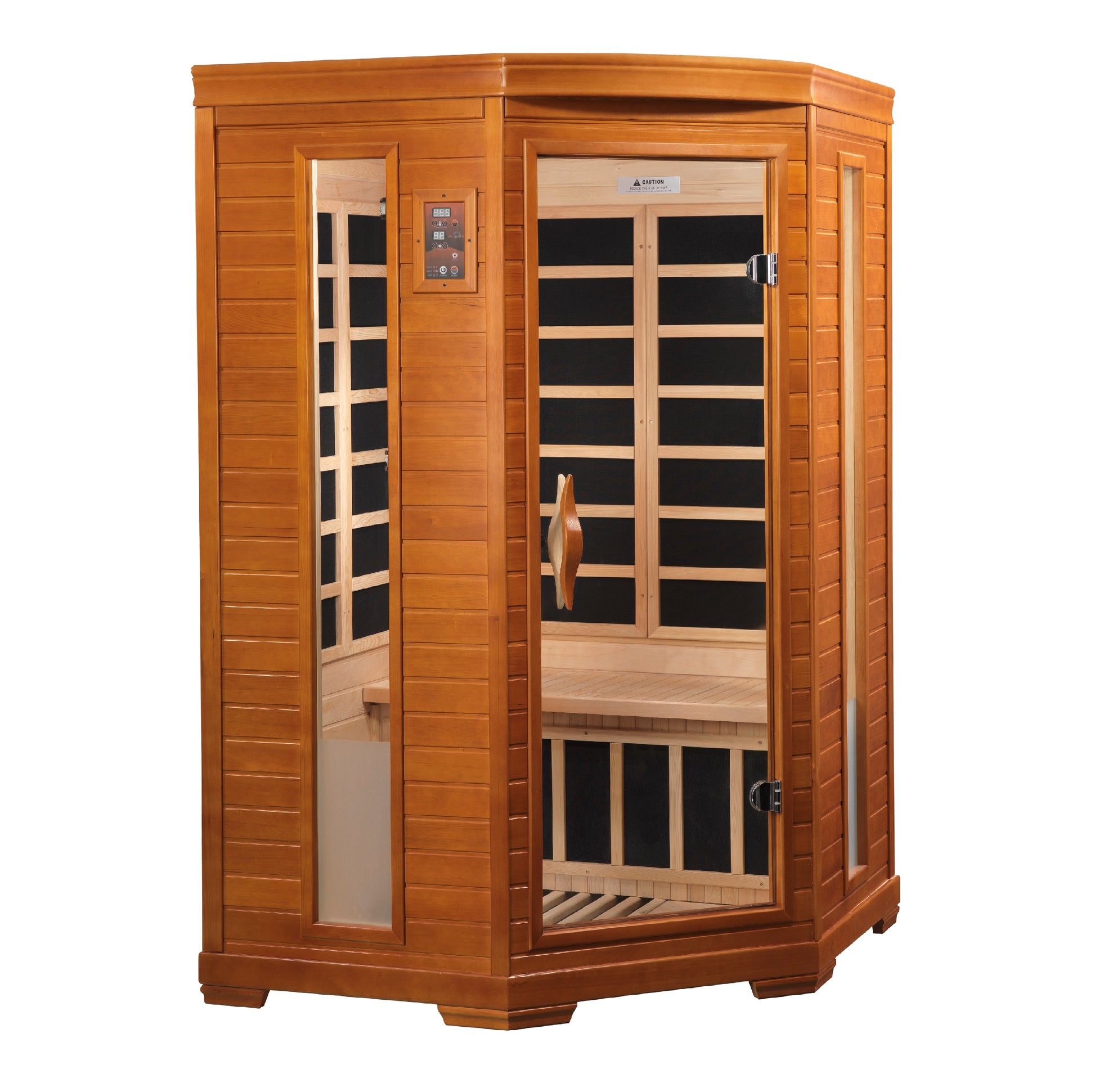 Dynamic Saunas Heming Elite 2-Person Ultra Low EMF FAR Infrared Sauna - DYN-6225-02 Side View