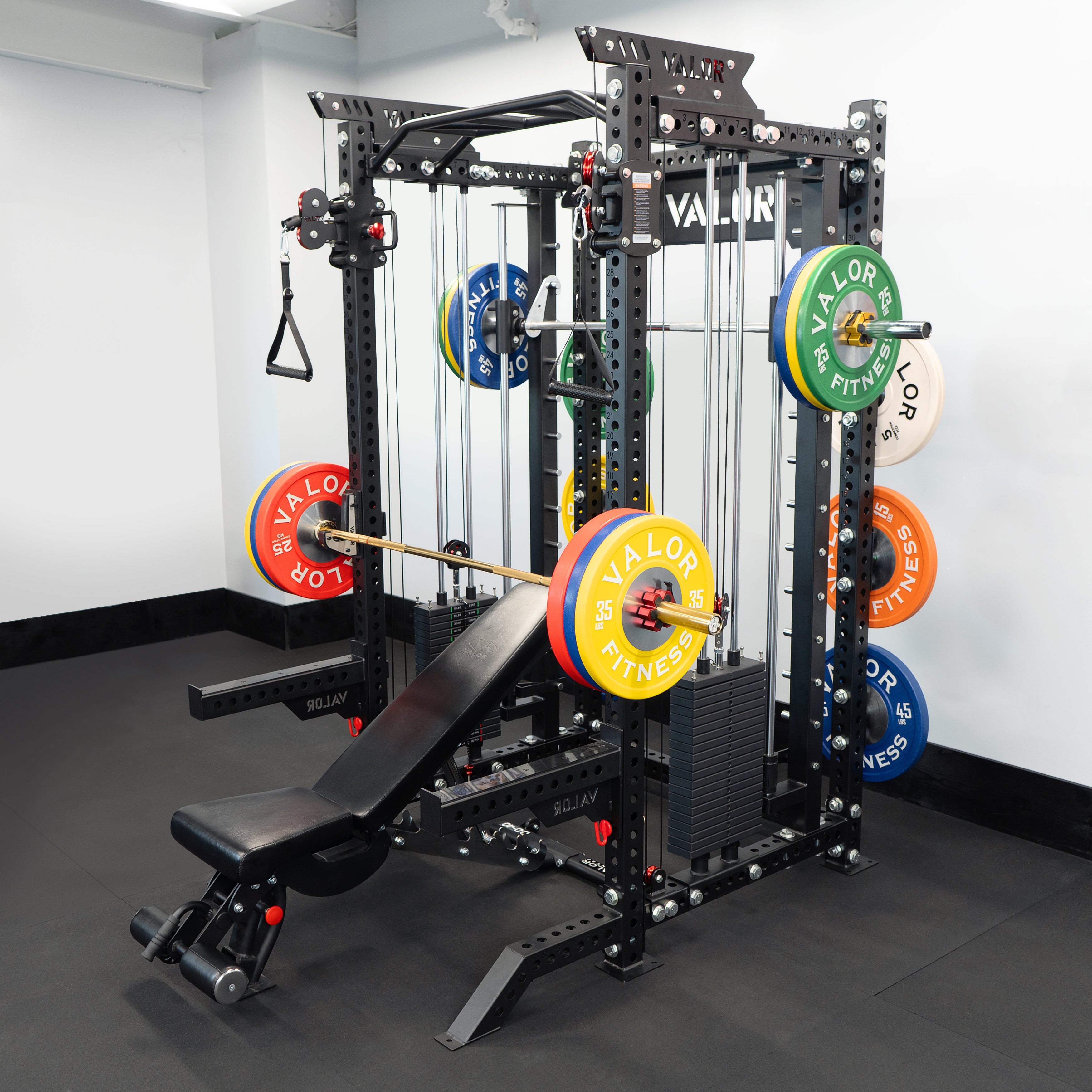 Valor Fitness Pro Smith Machine Functional Trainer