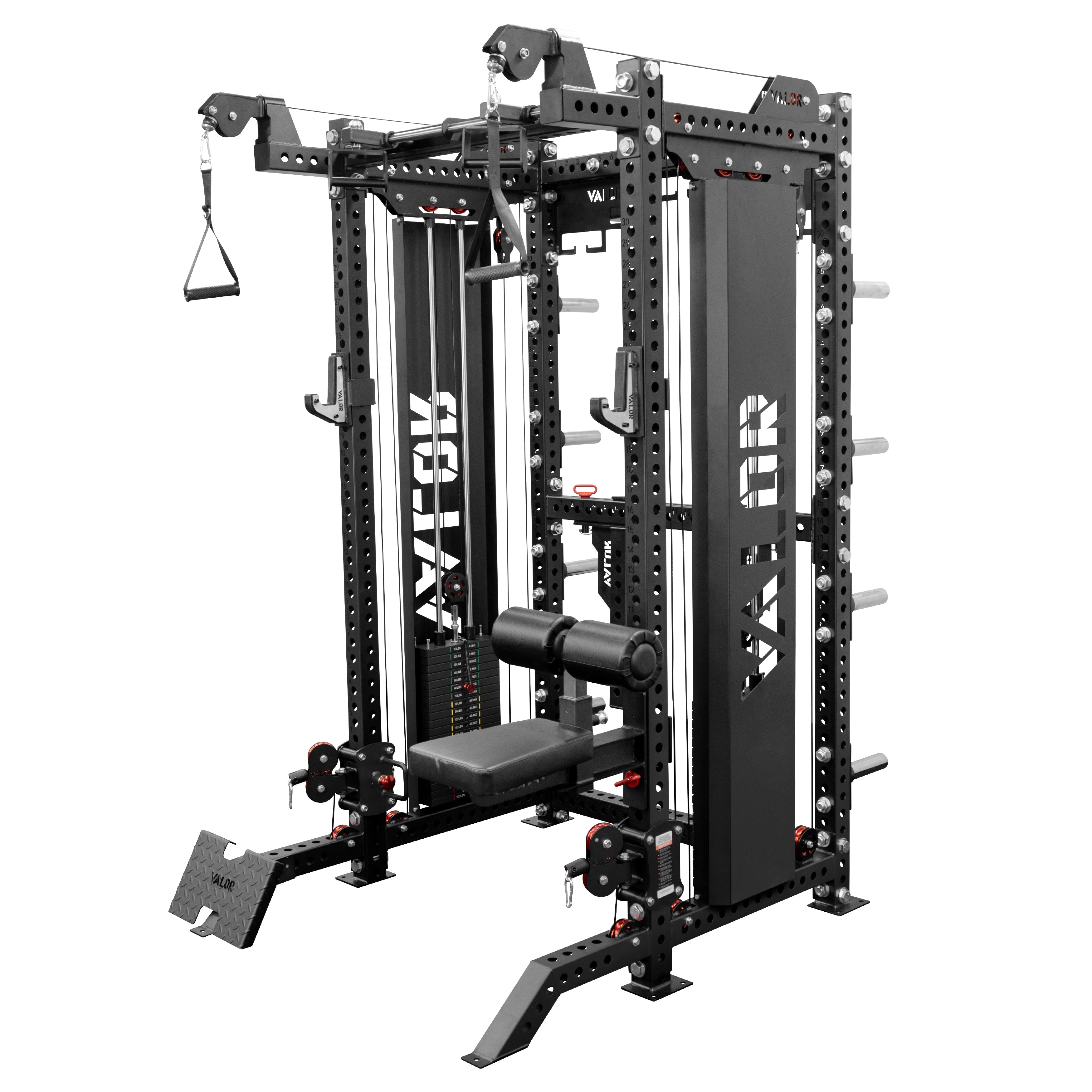 Valor Fitness Deluxe Cable Machine Functional Trainer