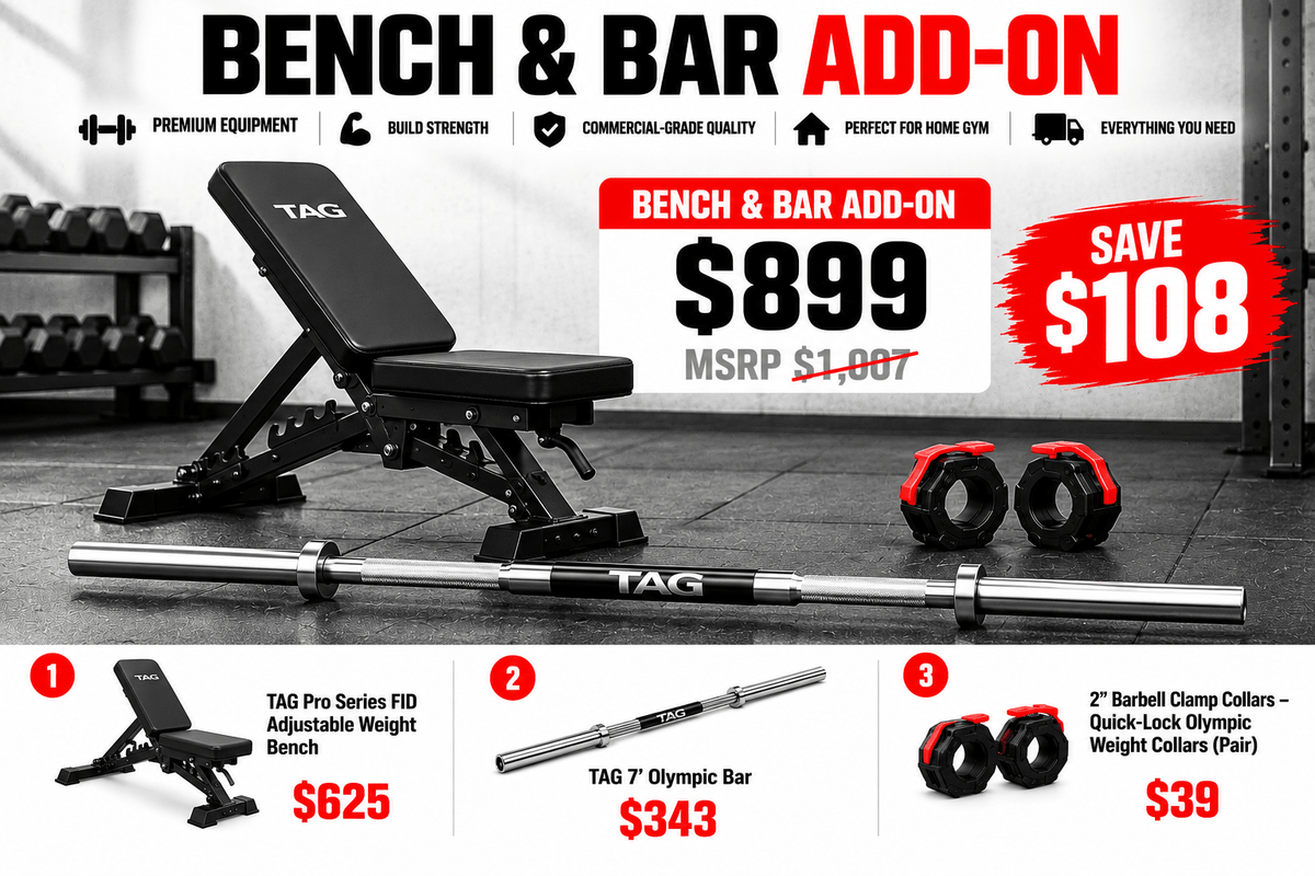 BENCH & BAR ADD-ON - Peak Performance Supply