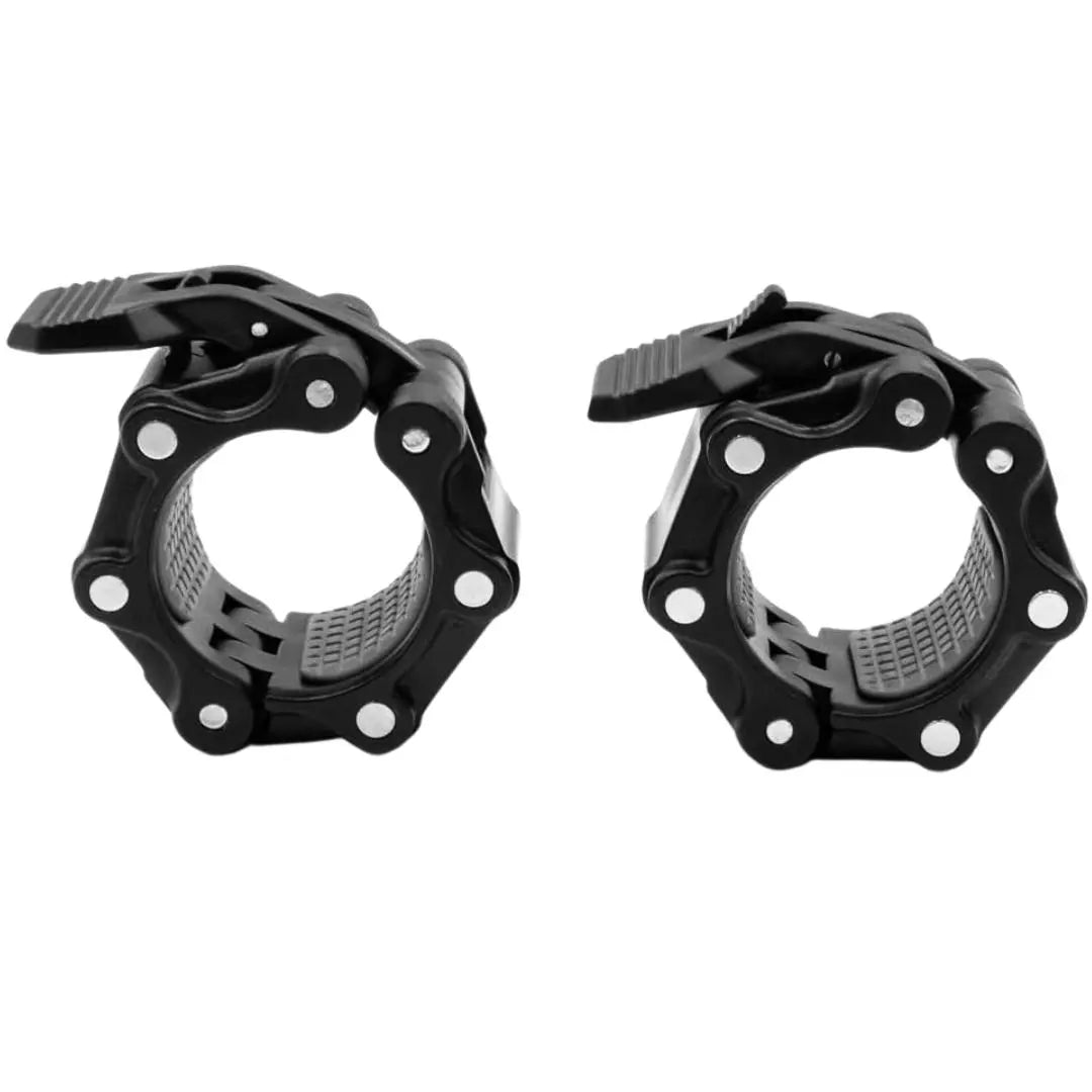2" Barbell Clamp Collars – Quick - Lock Olympic Weight Collars (Pair) - Peak Performance Supply