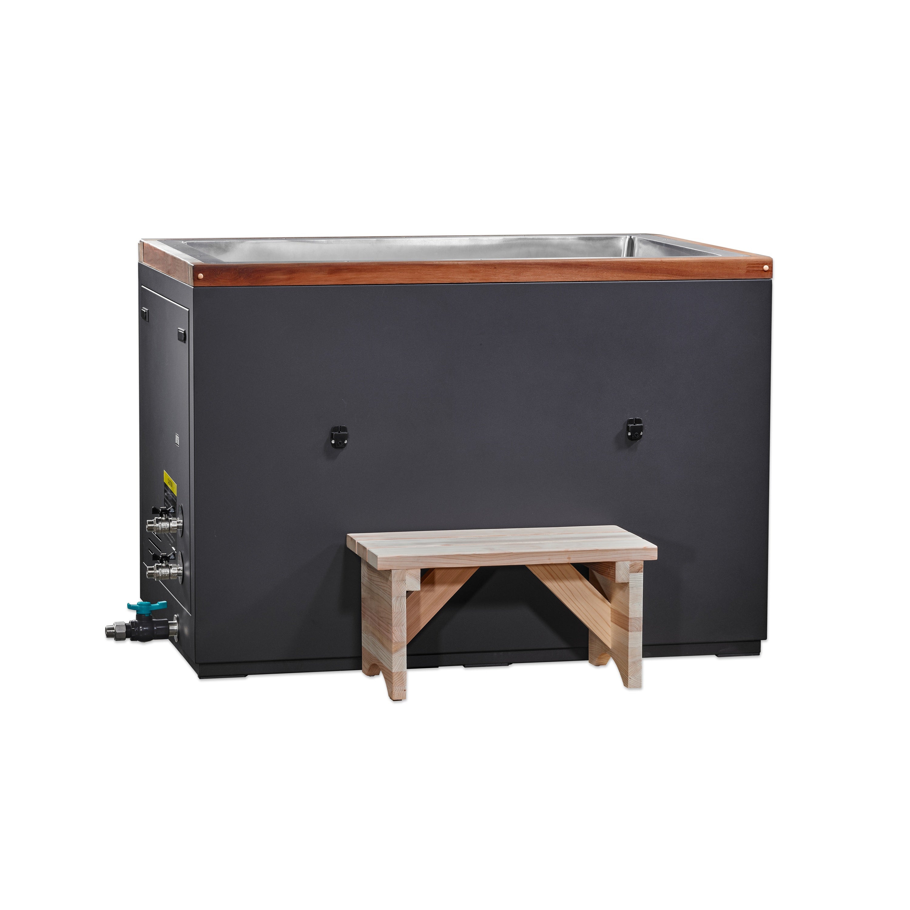 Dynamic Cold Therapy Cuboid XL Cold Plunge - 304 Nano-Plated Stainless Steel (55 in) - Peak Performance Supply
