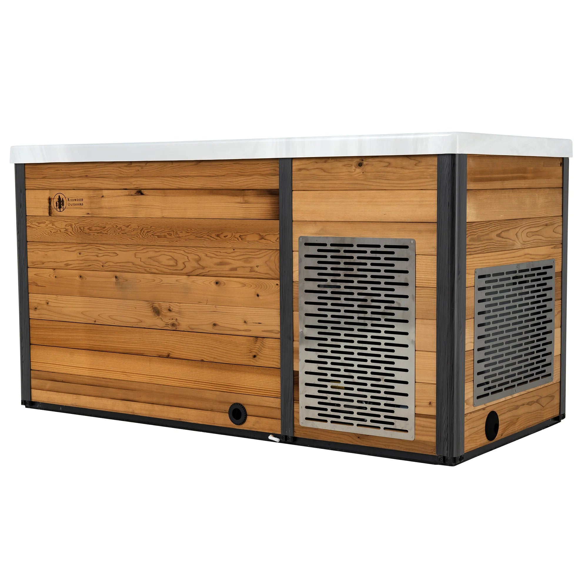 Redwood Outdoors Denali All-In-One Cold Plunge Kit – Thermowood Cold Plunge With Balboa CLIM8ZONE™ II Dual Heater + Chiller (Wi-Fi or Standard Model)