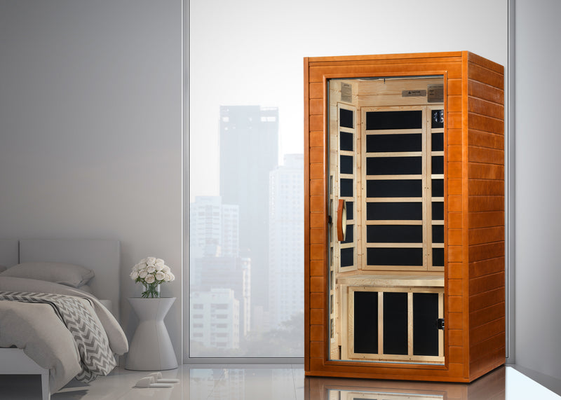 Dynamic Saunas Avila 2-Person Low EMF FAR Infrared Sauna - DYN-6103-01 Room Setting