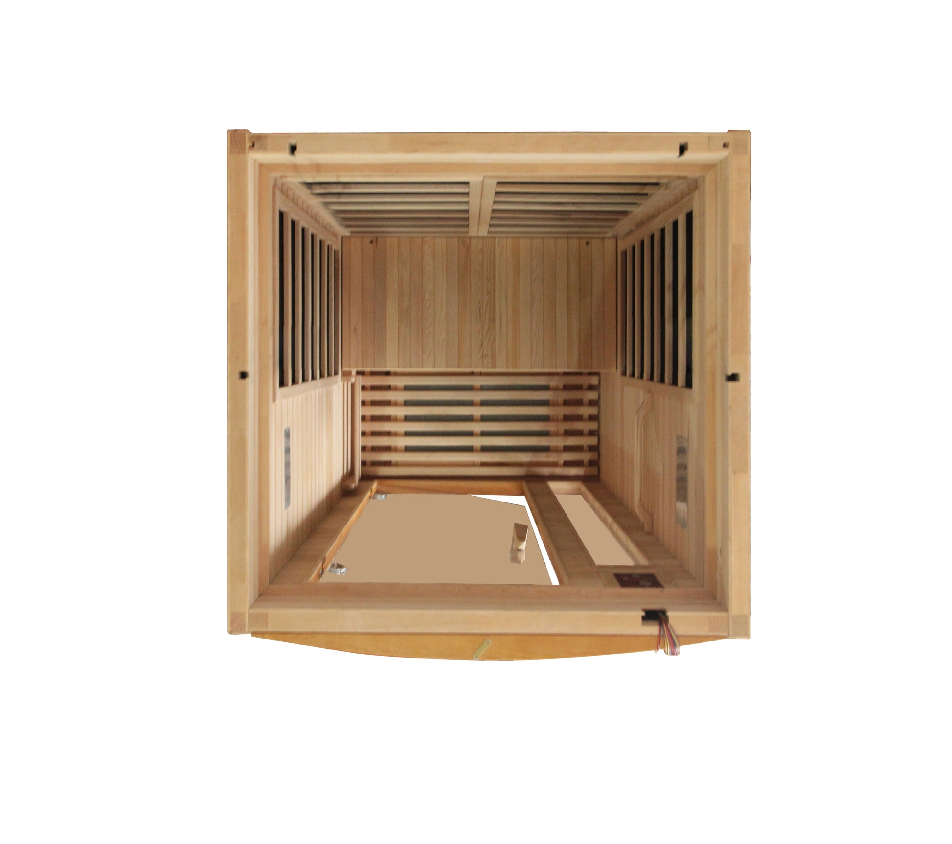 Dynamic Saunas Barcelona Elite 2-Person Ultra Low EMF FAR Infrared Sauna - DYN-6106-01 Interior
