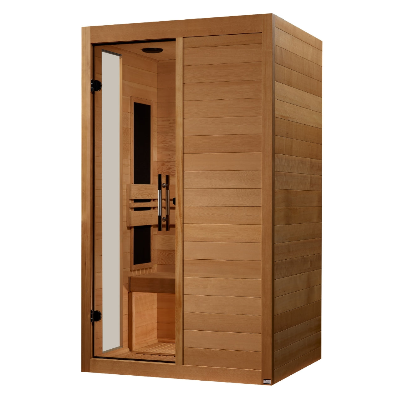 Dynamic Saunas Veneto 2-Person Low EMF FAR Infrared Sauna - DYN-6115-05 Side View