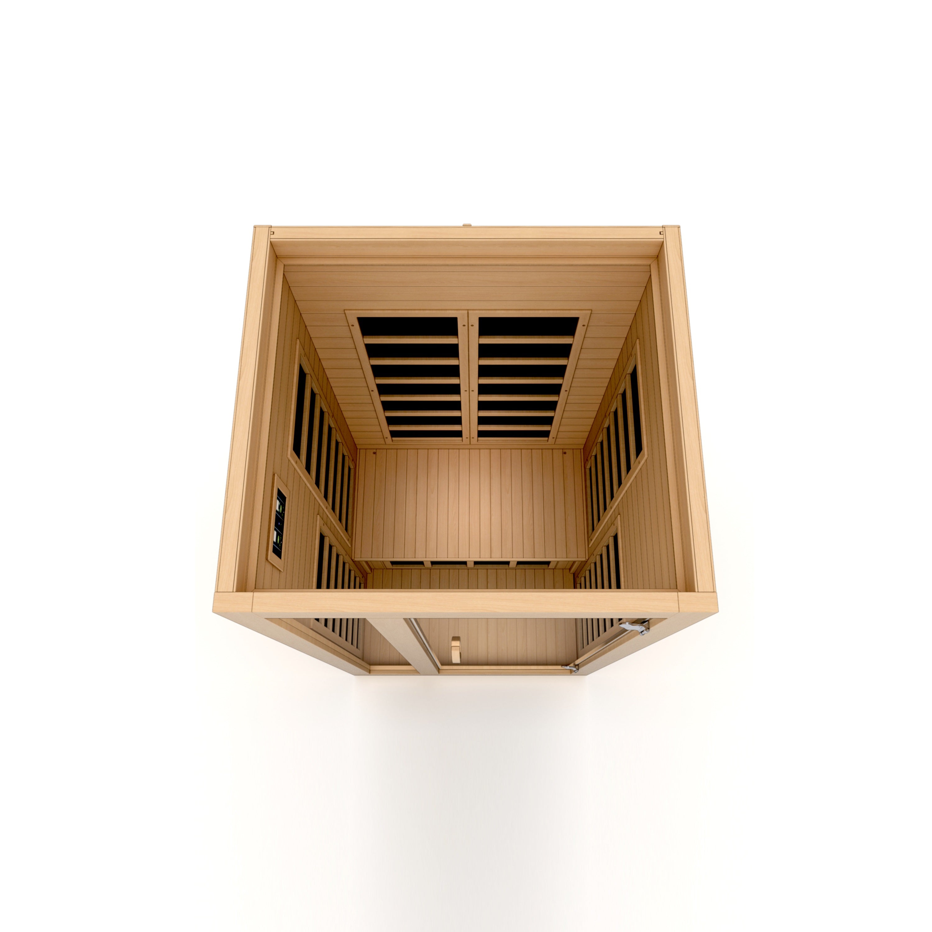Dynamic Saunas Gracia Elite 2-Person Ultra Low EMF FAR Infrared Sauna - DYN-6119-01 Interior Top