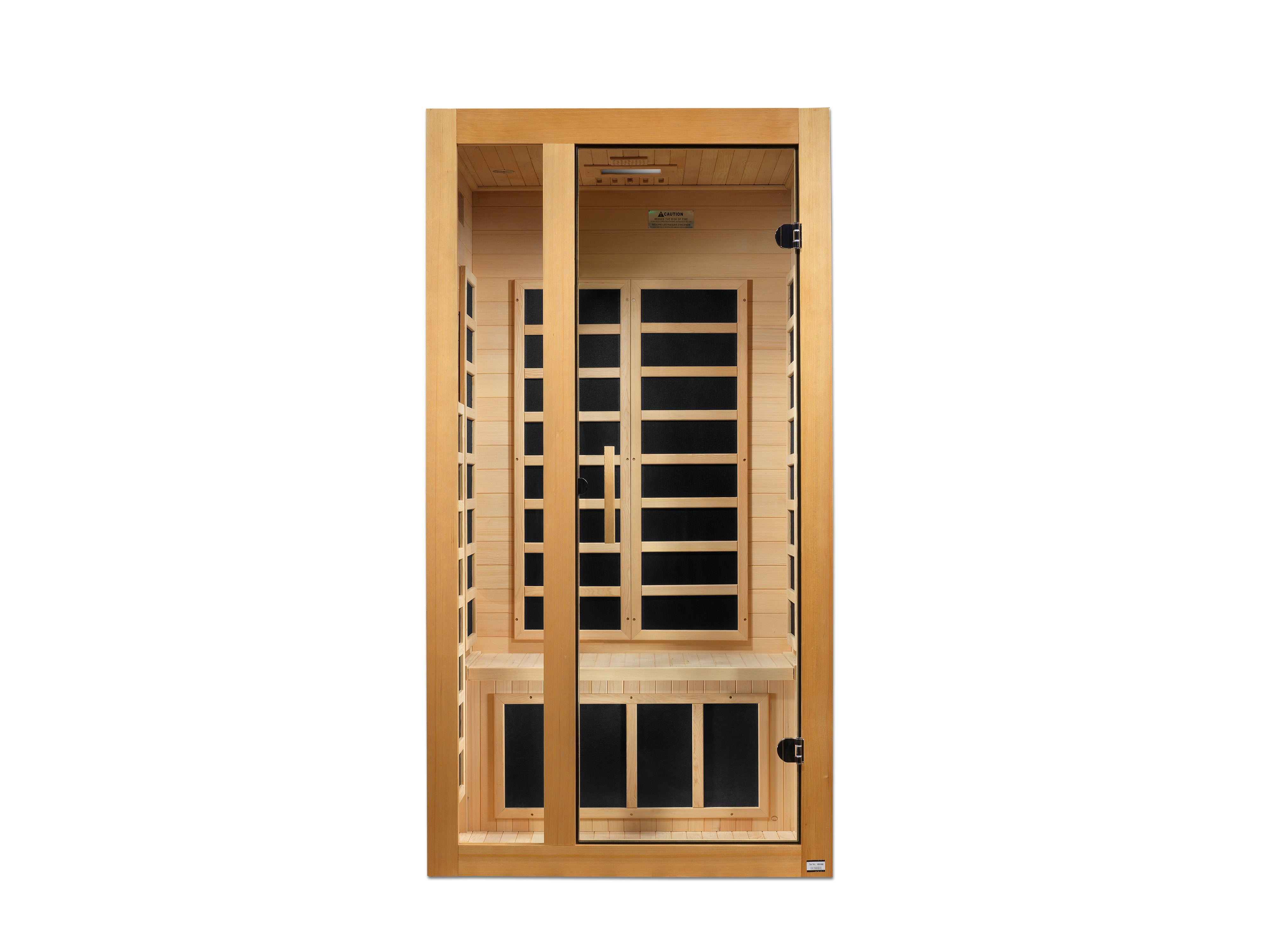 Dynamic Saunas Gracia Elite 2-Person Ultra Low EMF FAR Infrared Sauna - DYN-6119-01 Side View