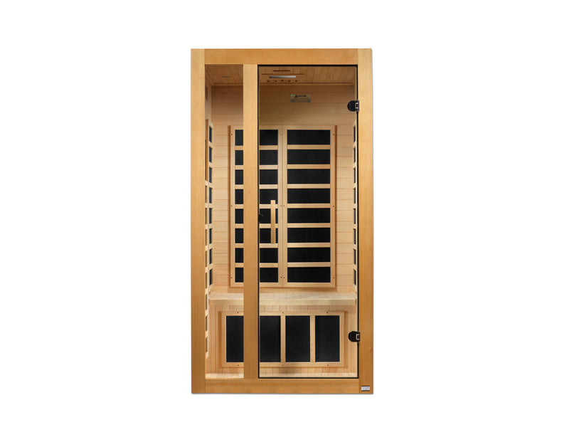 Dynamic Saunas Gracia Elite 2-Person Ultra Low EMF FAR Infrared Sauna - DYN-6119-01 Side View