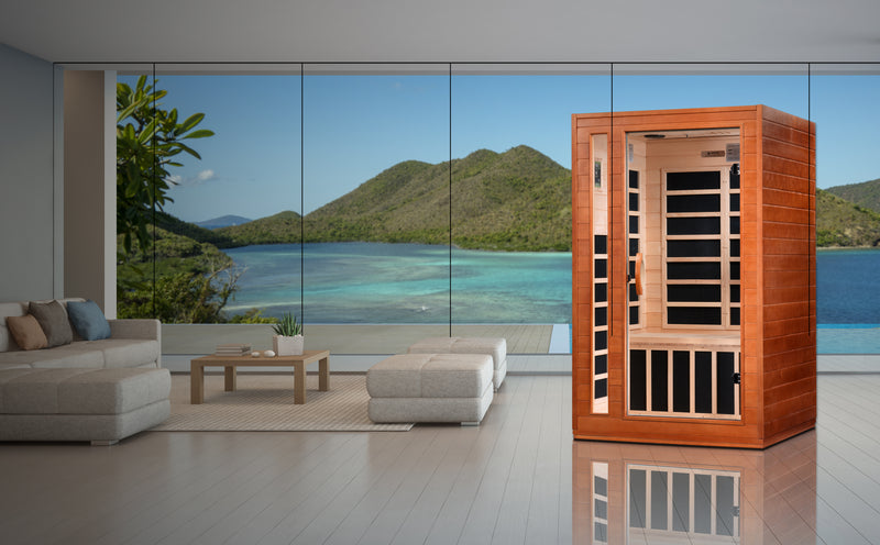 Dynamic Saunas Cordoba Elite 2-Person Ultra Low EMF FAR Infrared Sauna - DYN-6203-01 Lifestyle