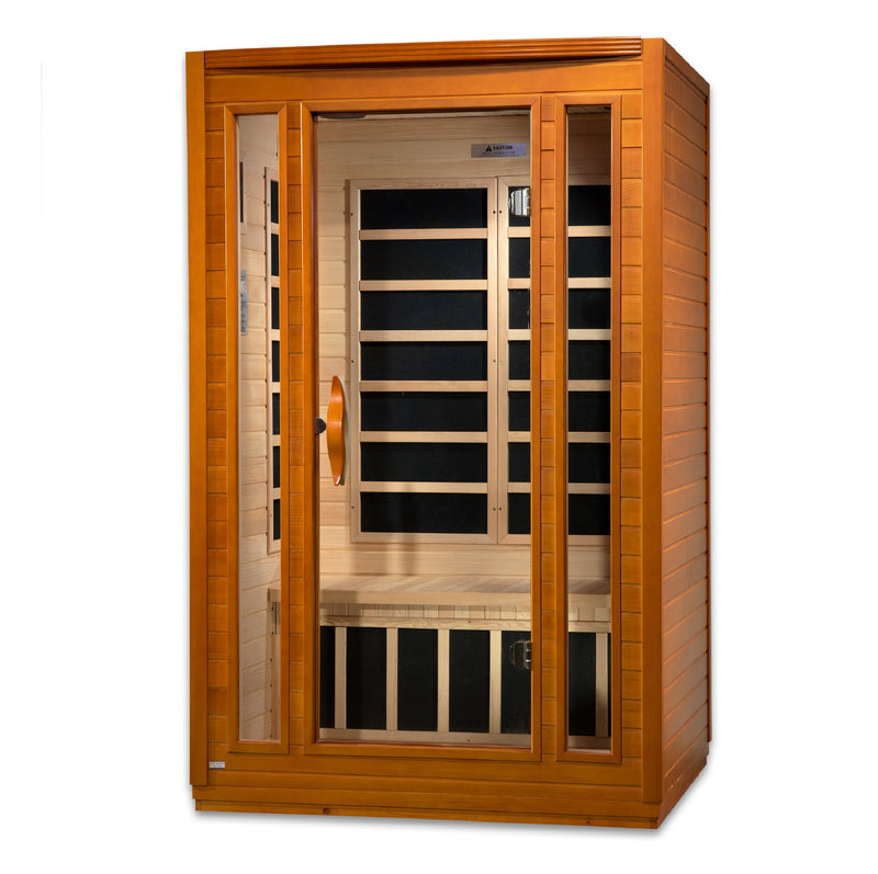 Dynamic Saunas San Elite 2-Person Ultra Low EMF FAR Infrared Sauna - DYN-6206-01 Left Angle