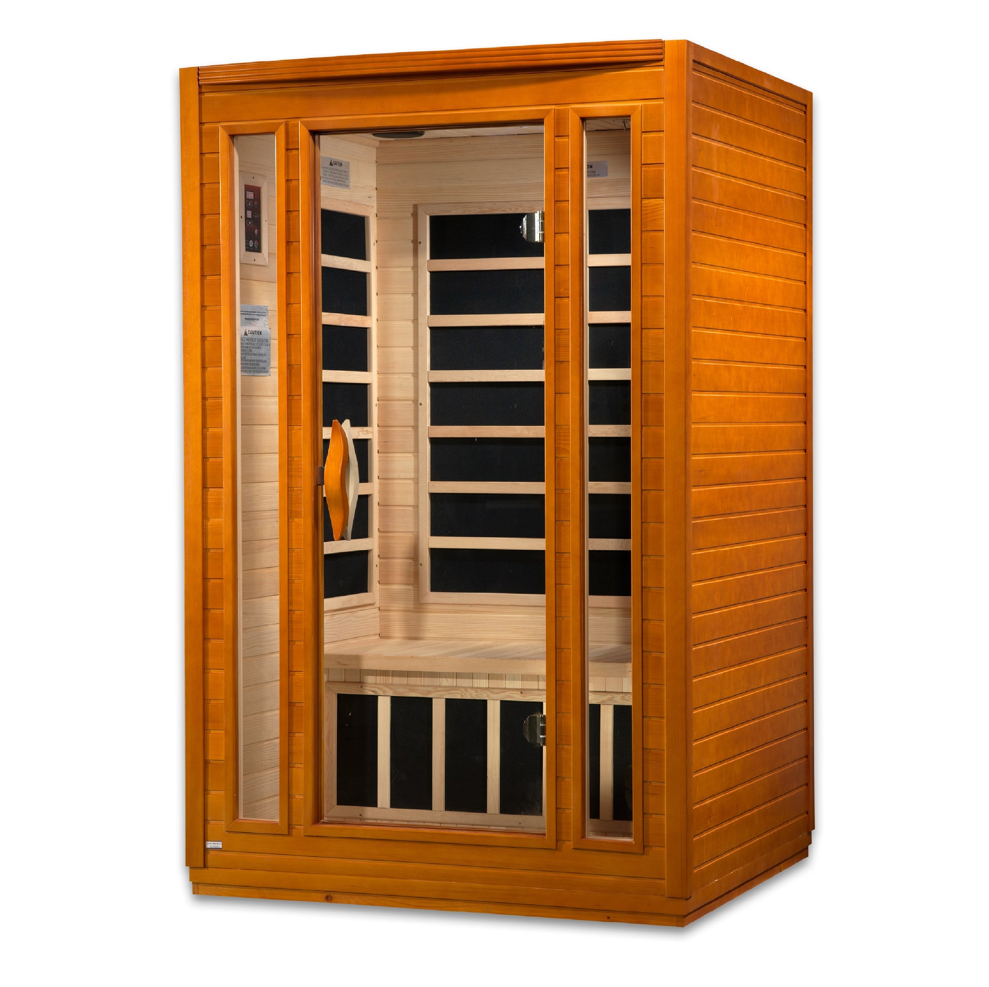 Dynamic Saunas San Elite 2-Person Ultra Low EMF FAR Infrared Sauna - DYN-6206-01 Right Angle