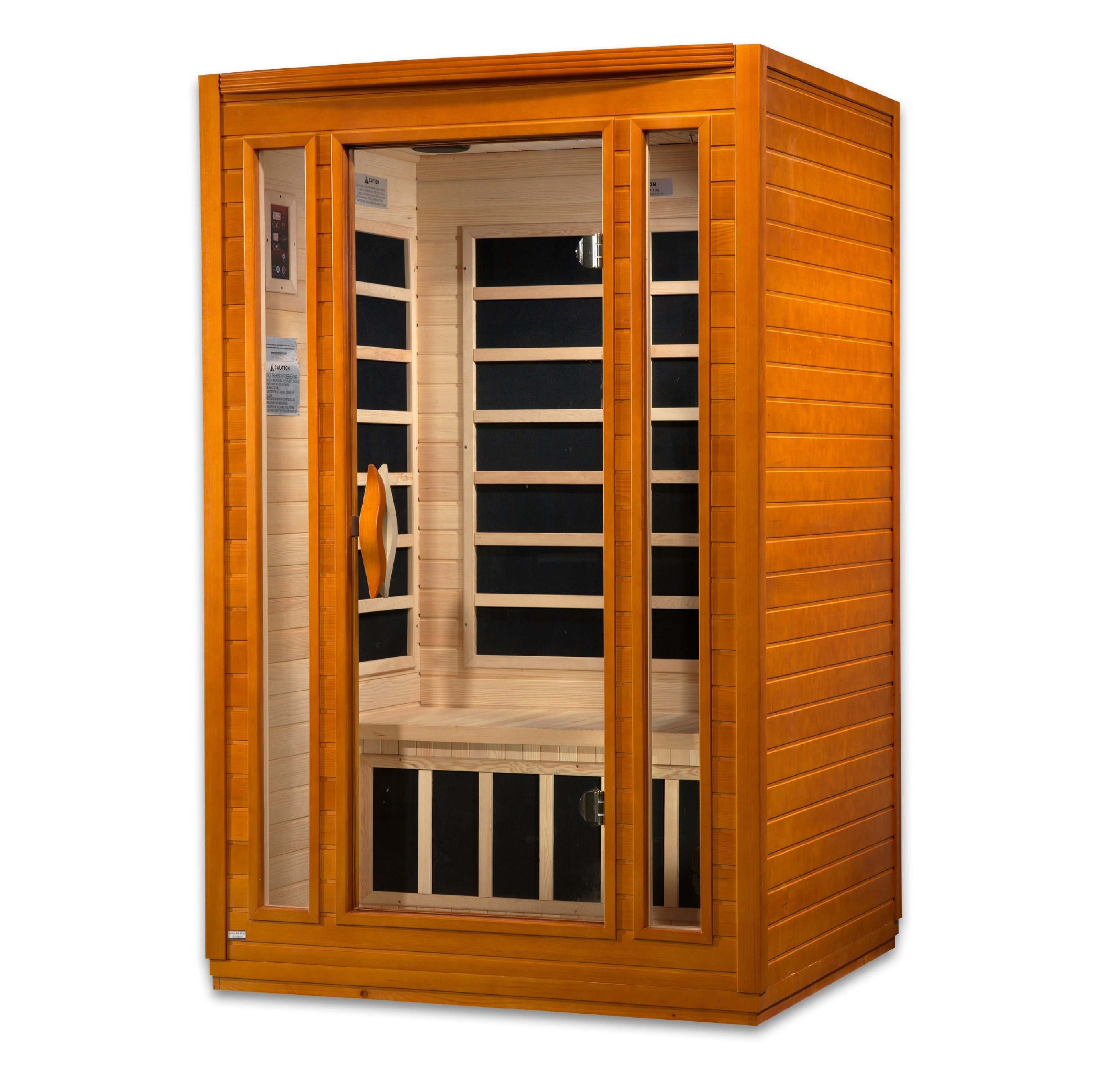 Dynamic Saunas San Elite 2-Person Ultra Low EMF FAR Infrared Sauna - DYN-6206-01 Right Angle