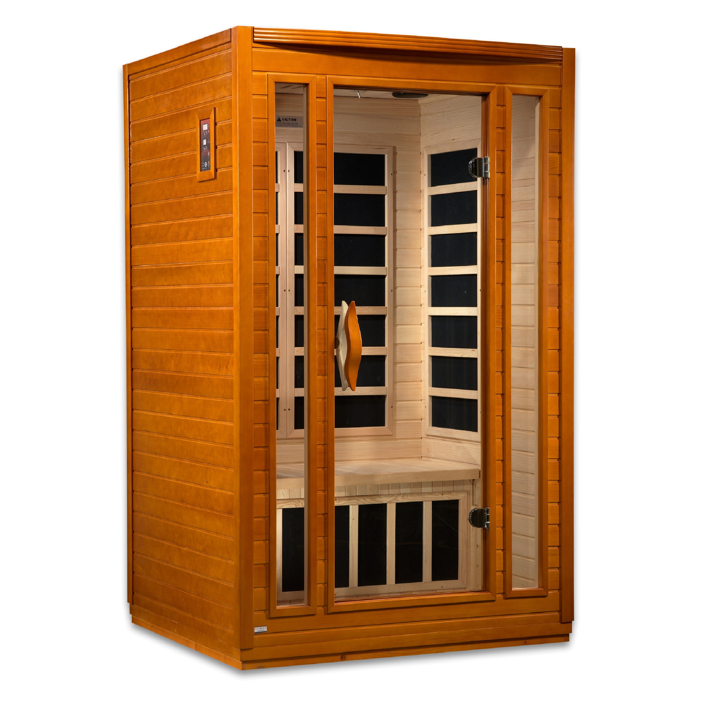 Dynamic Saunas San 2-Person Low EMF FAR Infrared Sauna - DYN-6206-01 Side View