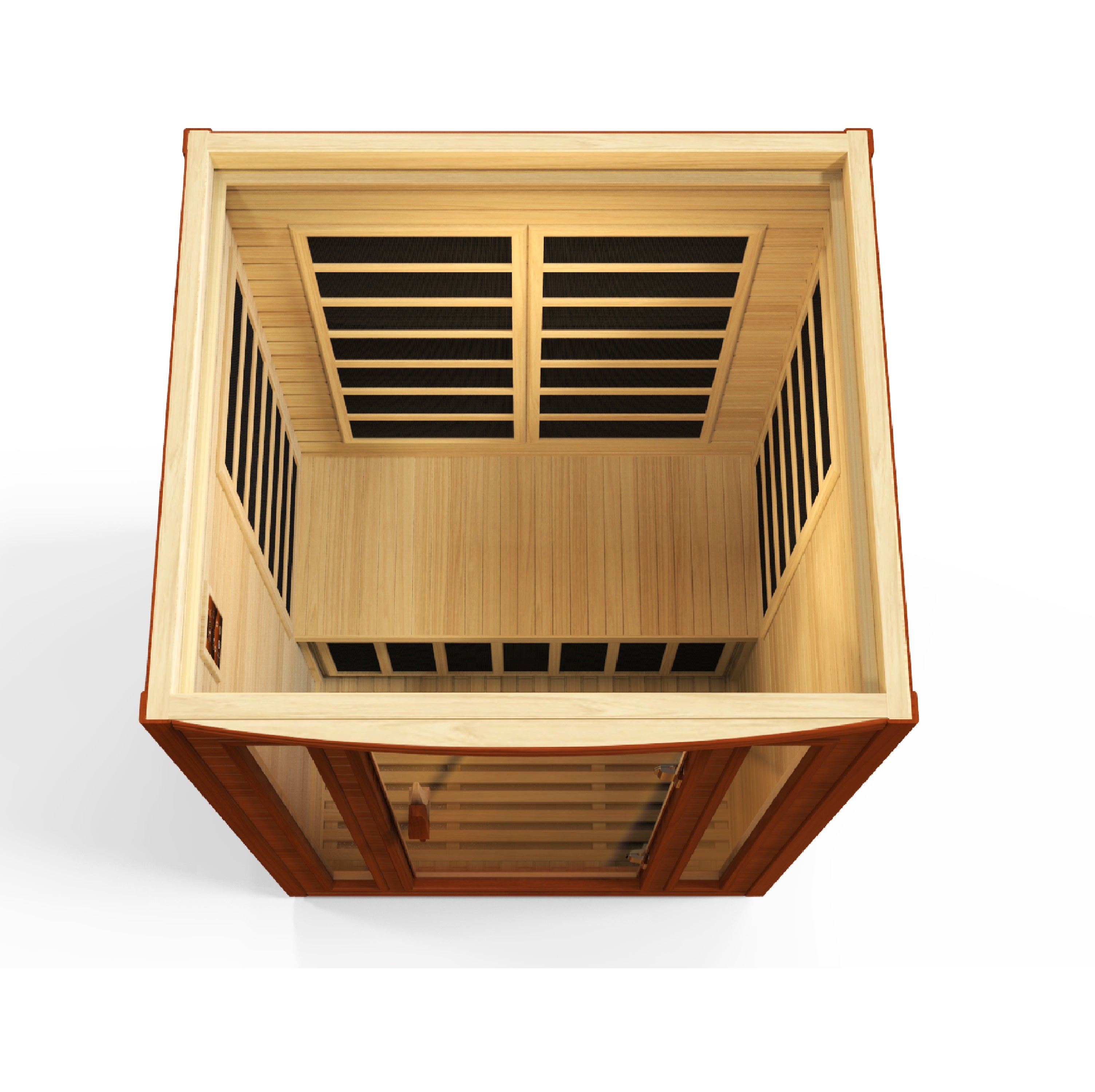 Dynamic Saunas San 2-Person Low EMF FAR Infrared Sauna - DYN-6206-01 Interior