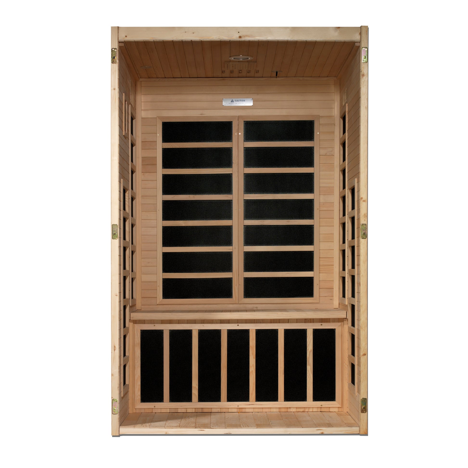 Dynamic Saunas Santiago Elite 2-Person Ultra Low EMF FAR Infrared Sauna - DYN-6209-02 Left Angle