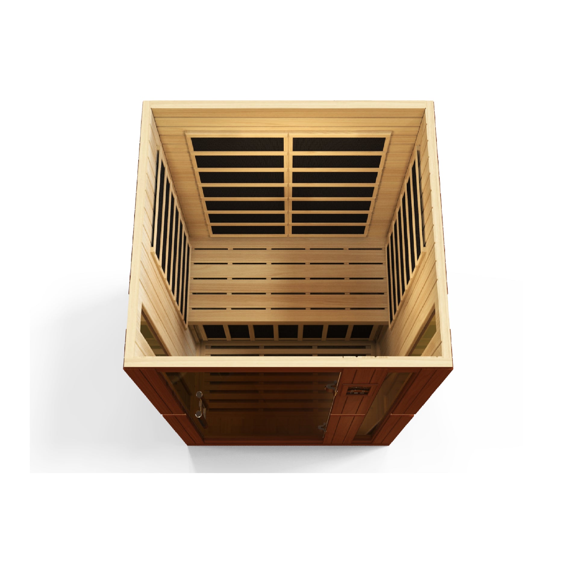 Dynamic Saunas Vittoria 2-Person Low EMF FAR Infrared Sauna - DYN-6220-01 Side View