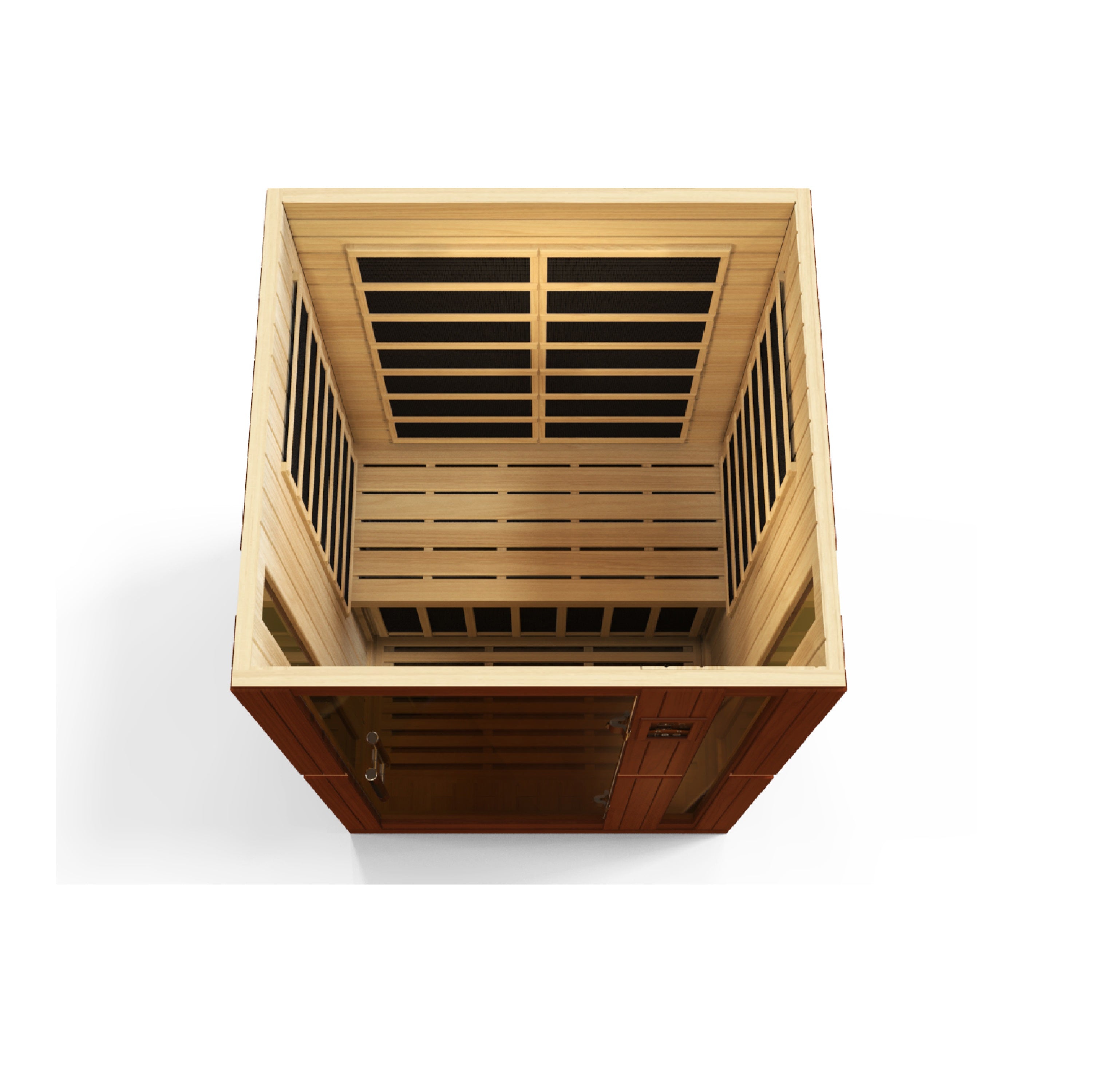 Dynamic Saunas Vittoria 2-Person Low EMF FAR Infrared Sauna - DYN-6220-01 Side View