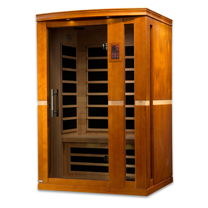 Dynamic Saunas Vittoria Elite 2-Person Ultra Low EMF FAR Infrared Sauna - DYN-6220-01 Interior