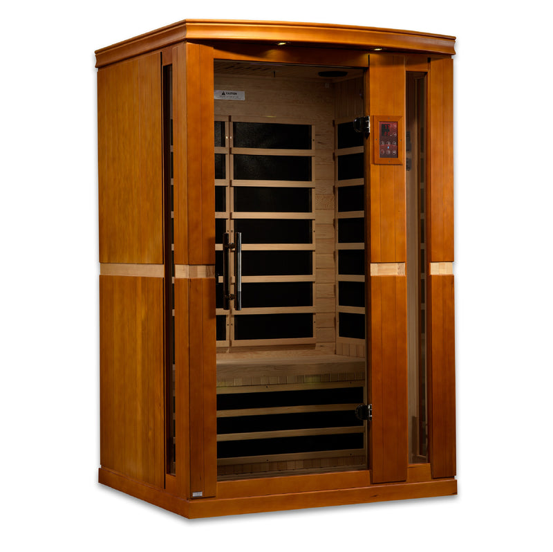 Dynamic Saunas Vittoria 2-Person Low EMF FAR Infrared Sauna - DYN-6220-01 Detail View