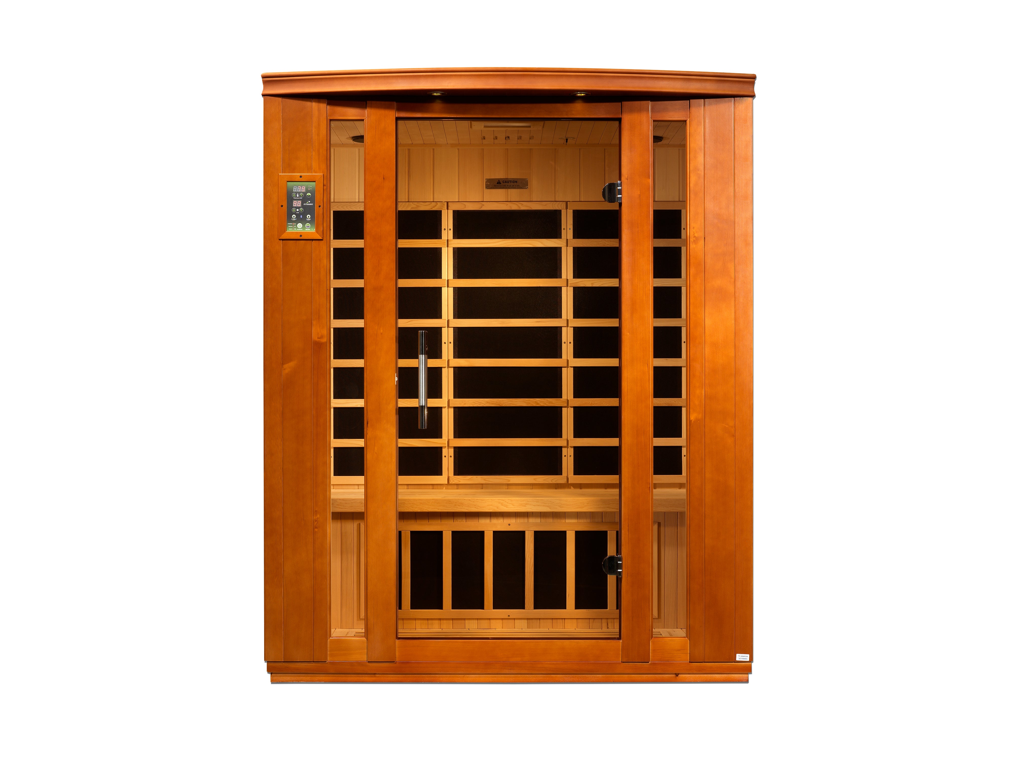 Dynamic Saunas Bellagio 3-Person Low EMF FAR Infrared Sauna - DYN-6306-02 Front View