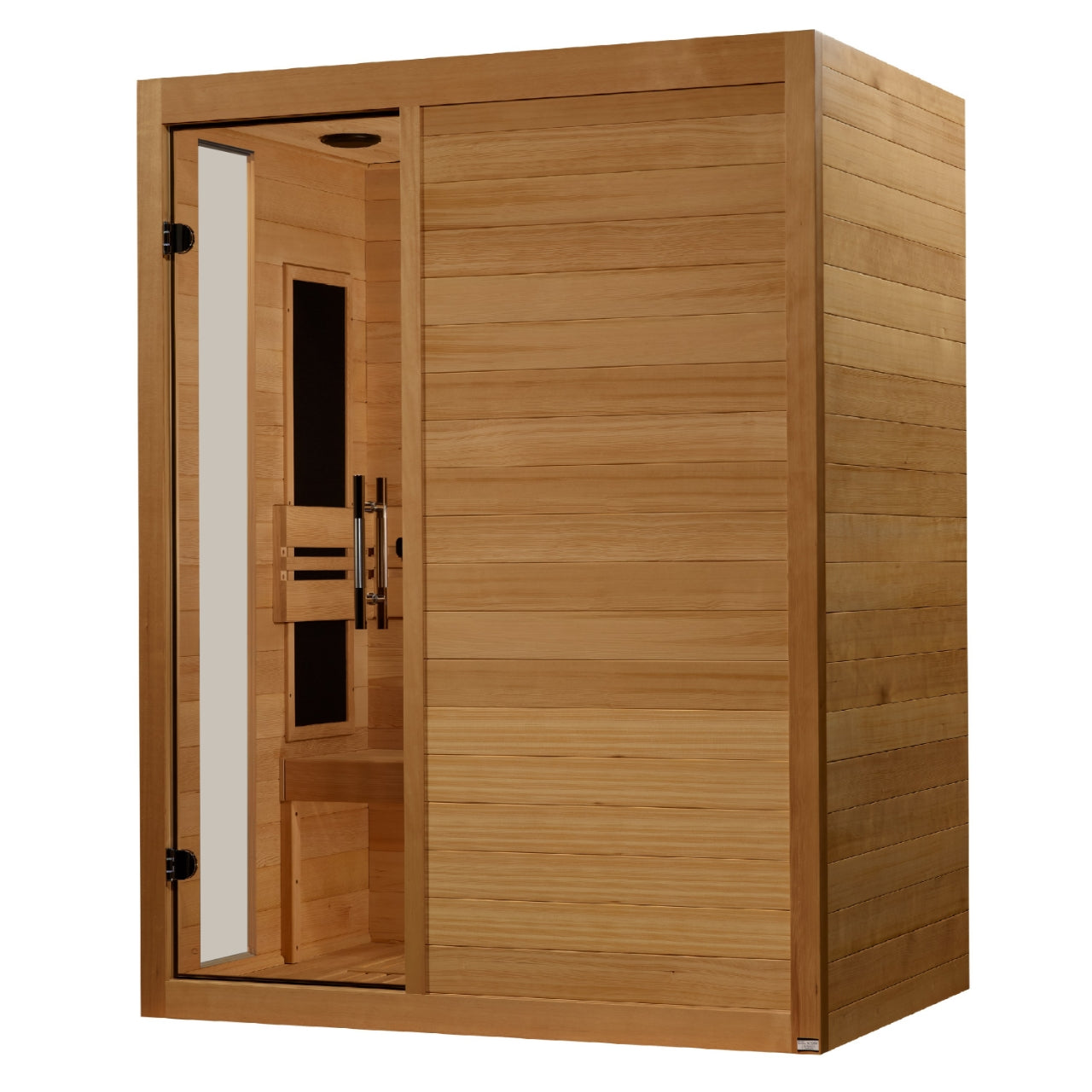 Dynamic Saunas Toscana 3-Person Low EMF FAR Infrared Sauna - DYN-6315-05 Angle View