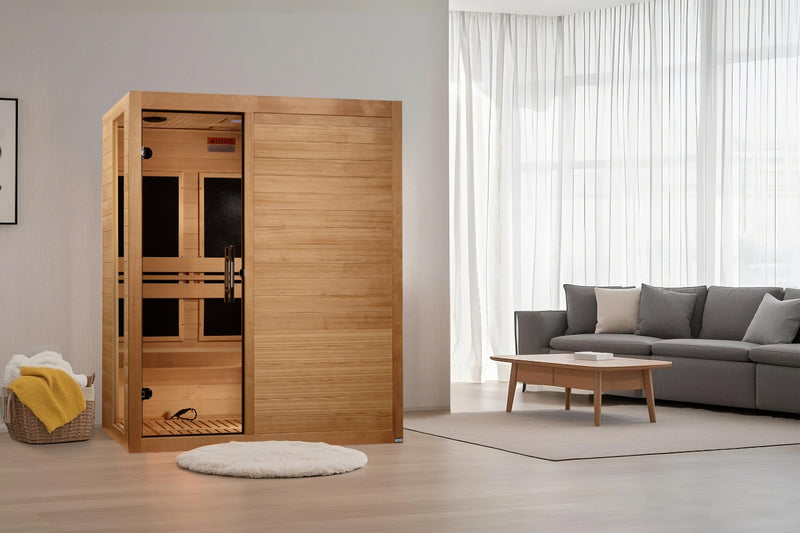 Dynamic Saunas Toscana 3-Person Low EMF FAR Infrared Sauna - DYN-6315-05 Side View