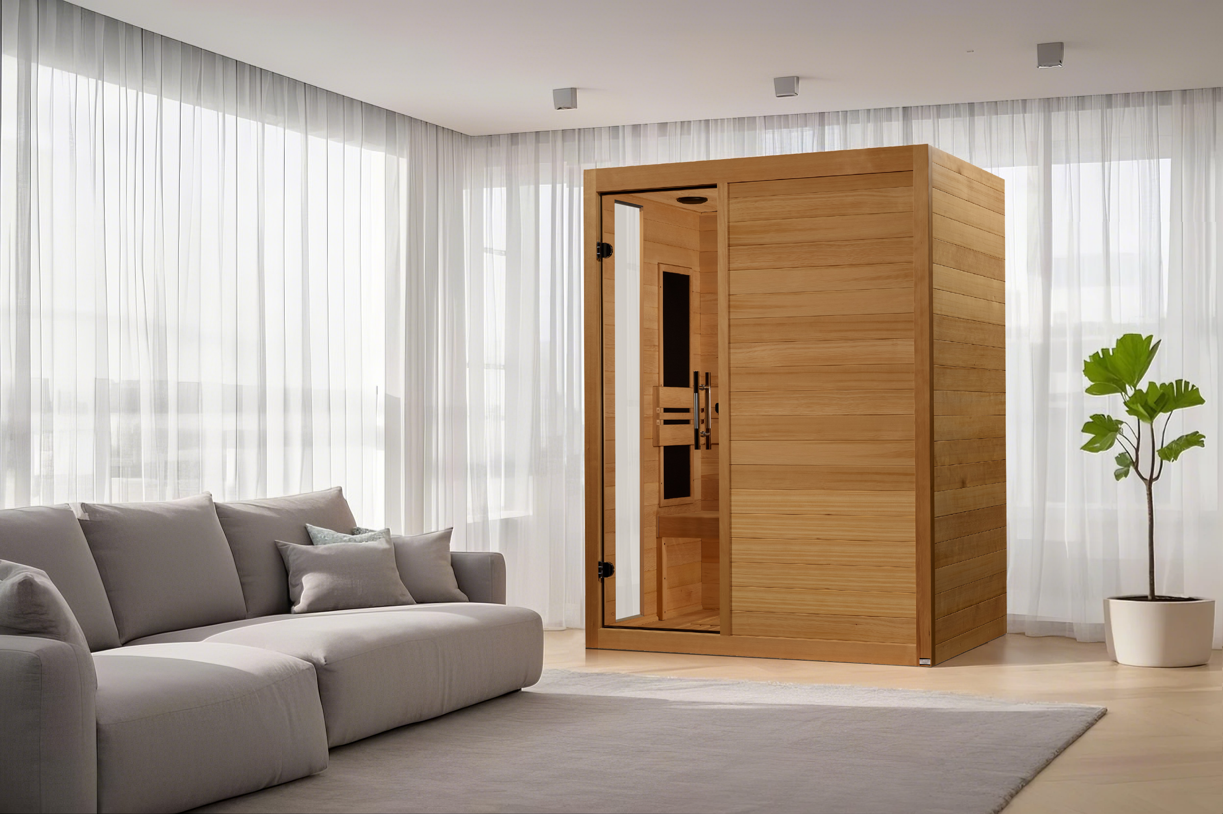 Dynamic Saunas Toscana 3-Person Low EMF FAR Infrared Sauna - DYN-6315-05 Additional