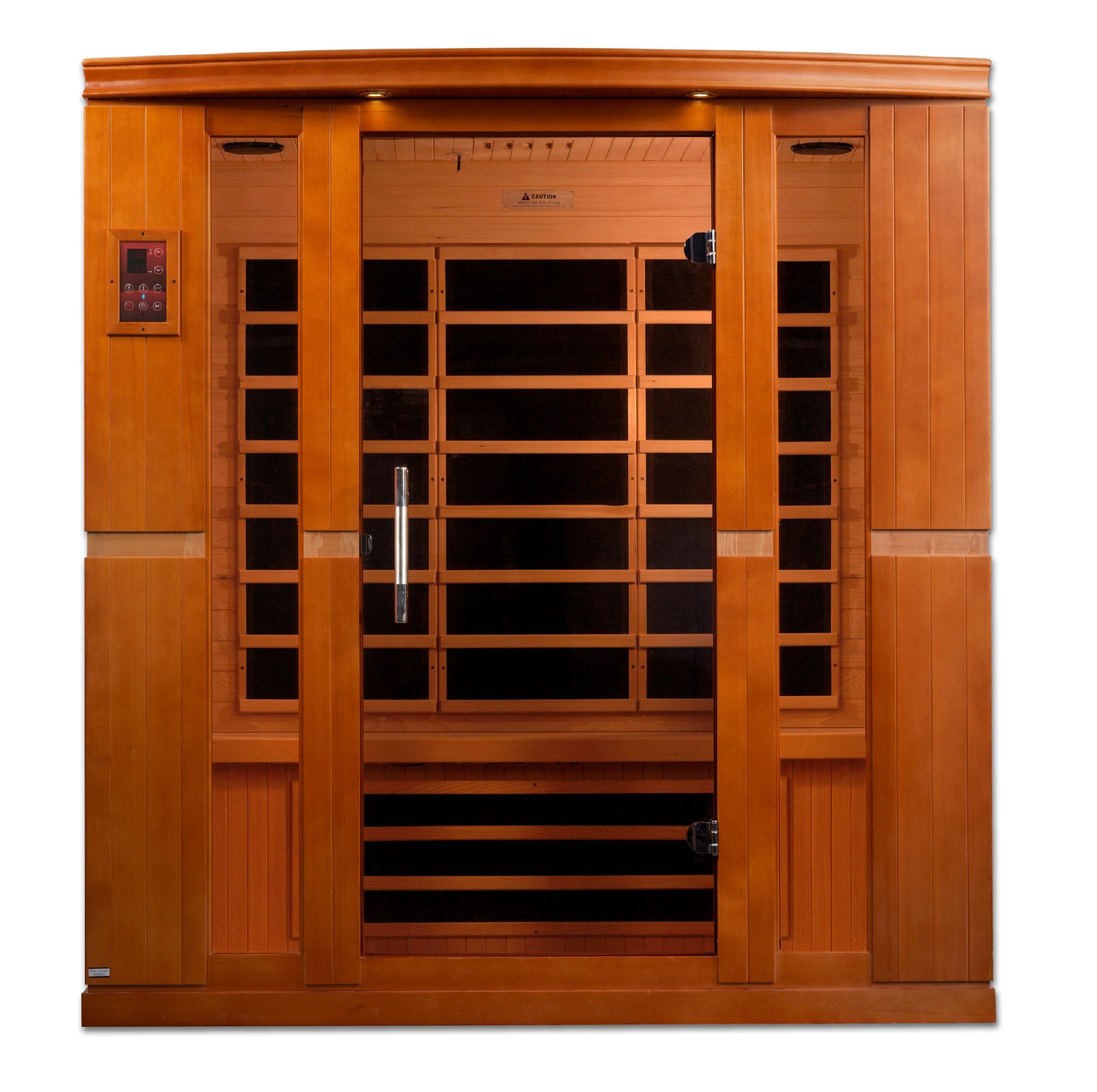Dynamic Saunas Bergamo 4-Person Low EMF FAR Infrared Sauna - DYN-6440-01 Side View
