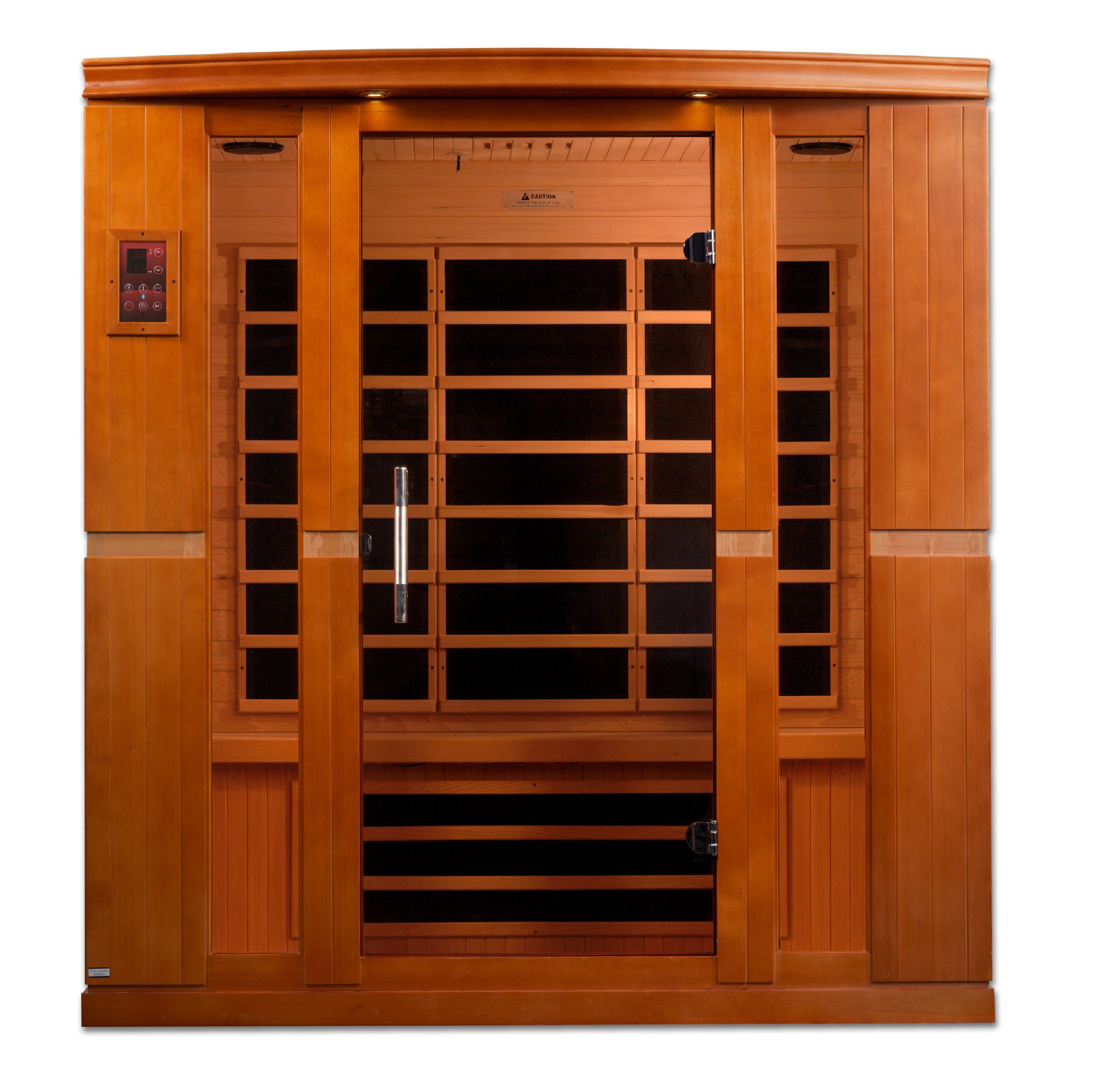 Dynamic Saunas Bergamo 4-Person Low EMF FAR Infrared Sauna - DYN-6440-01 Side View