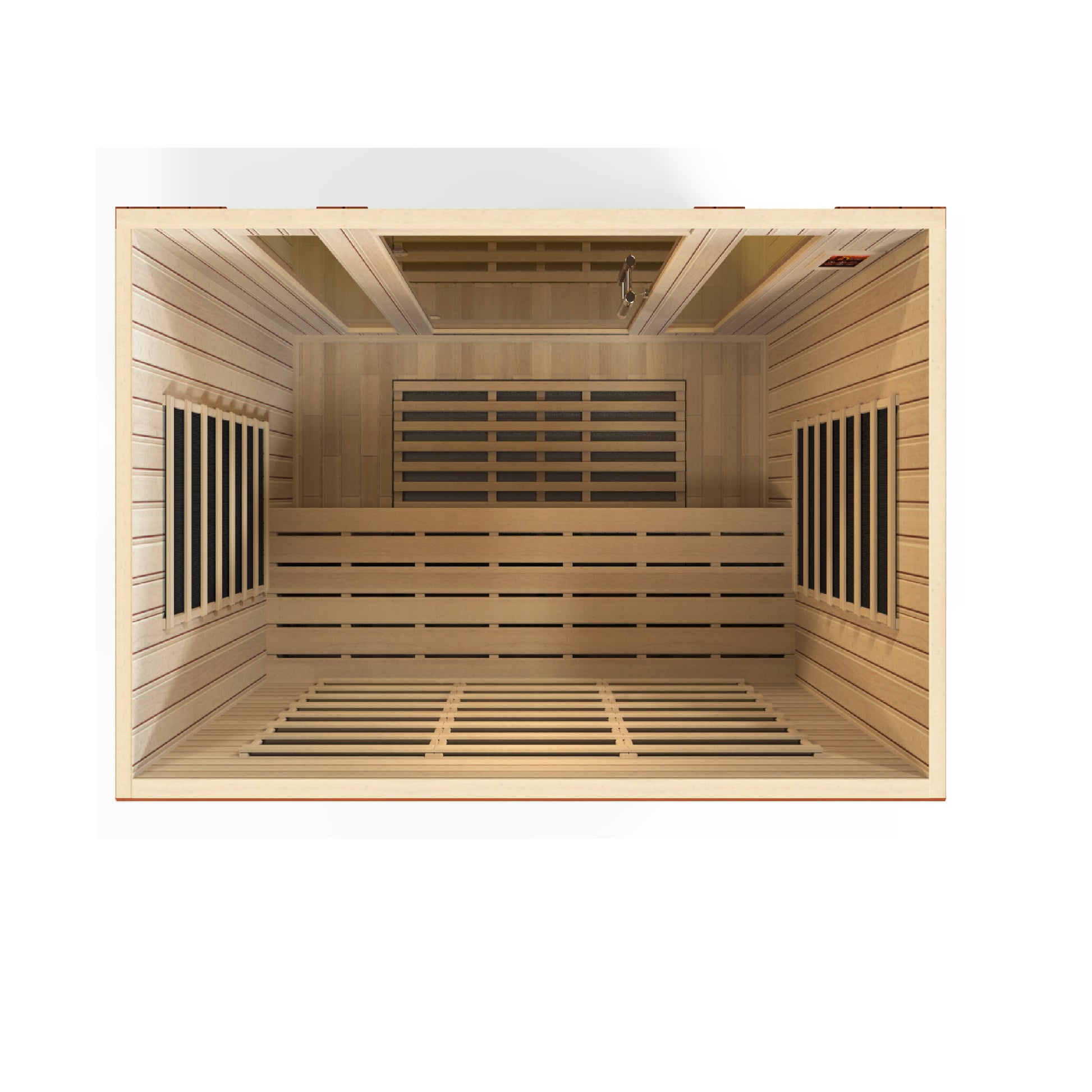 Dynamic Saunas Bergamo 4-Person Low EMF FAR Infrared Sauna - DYN-6440-01 Detail