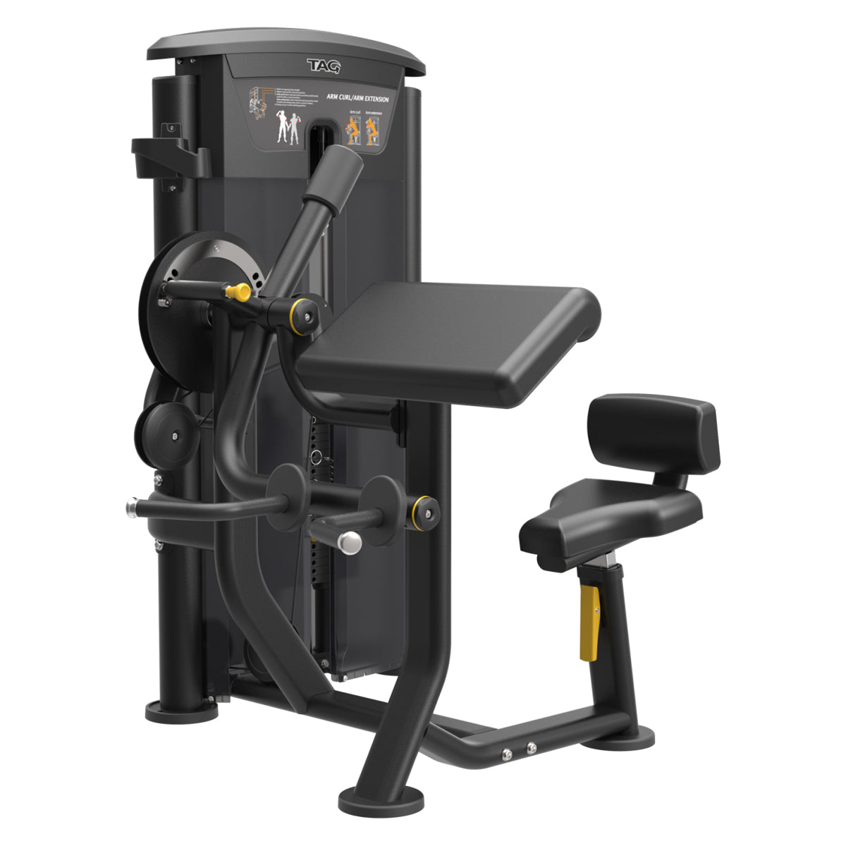 TAG Elite Bicep/Tricep Dual Select | Commercial Arm Curl & Extension Machine