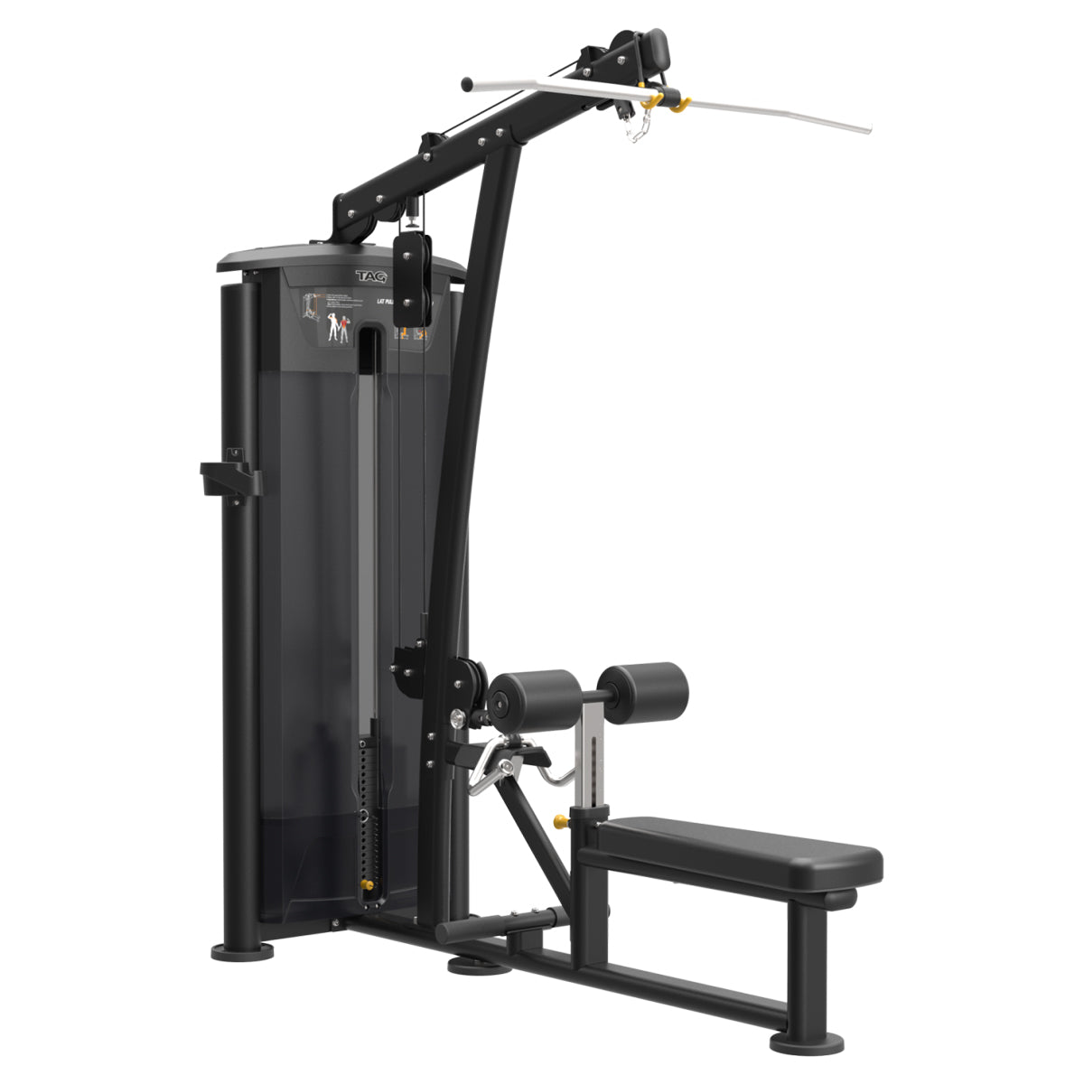 TAG Elite Lat Pull/Row Dual Select | Commercial Lat Pulldown & Low Row Machine