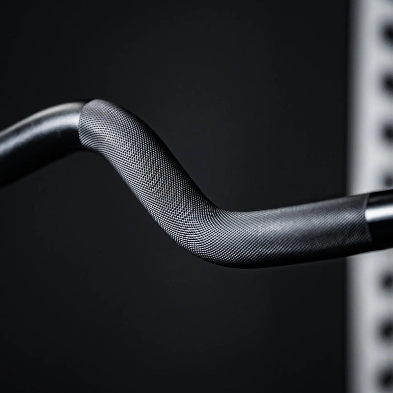 Fringe Sport Midas Revenge Rackable EZ Curl Bar – 15KG Premium Cerakote Curl Bar (Gold Titanium Collars)