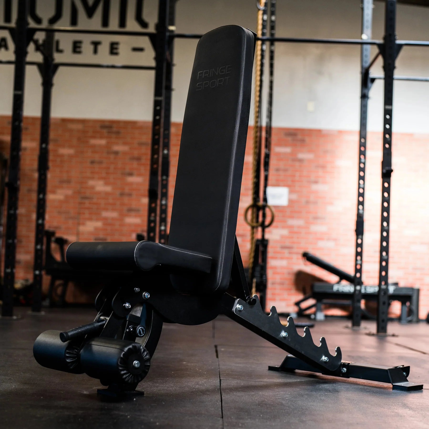 Fringe Sport Adjustable Incline & Decline Bench V2 | FID Bench w/ Gecko Grip & 1,000 lb Capacity - Peak Performance Supply