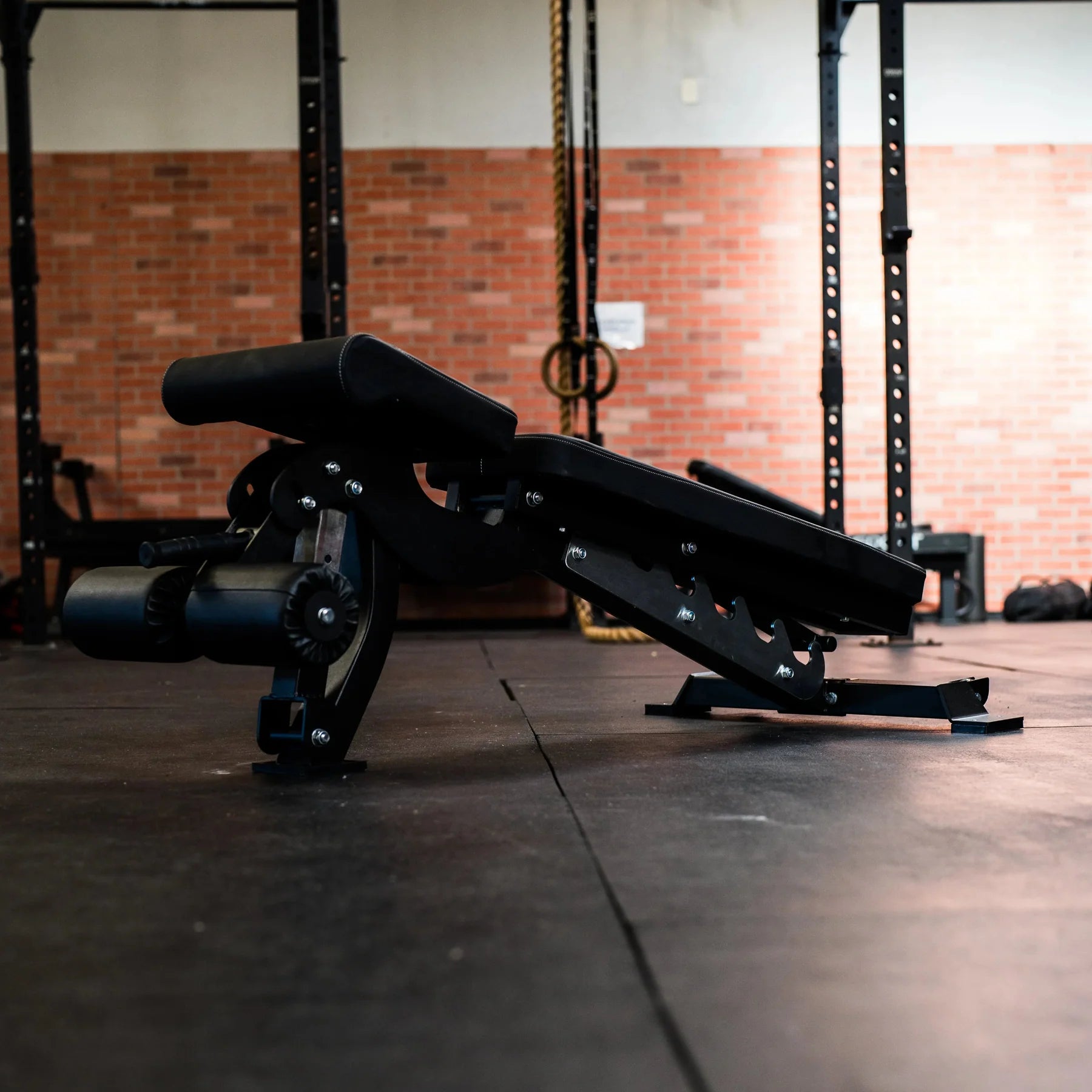 Fringe Sport Adjustable Incline & Decline Bench V2 | FID Bench w/ Gecko Grip & 1,000 lb Capacity - Peak Performance Supply