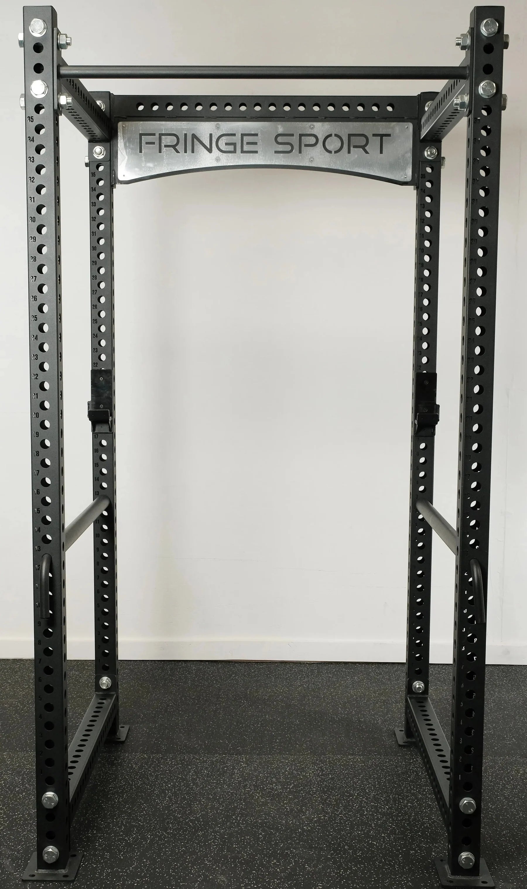 Fringe Sport 3x3 Pin Pipe Safeties | Heavy - Duty Steel Spotter Pipes (1” Holes, 1,000 lb Capacity) - Peak Performance Supply